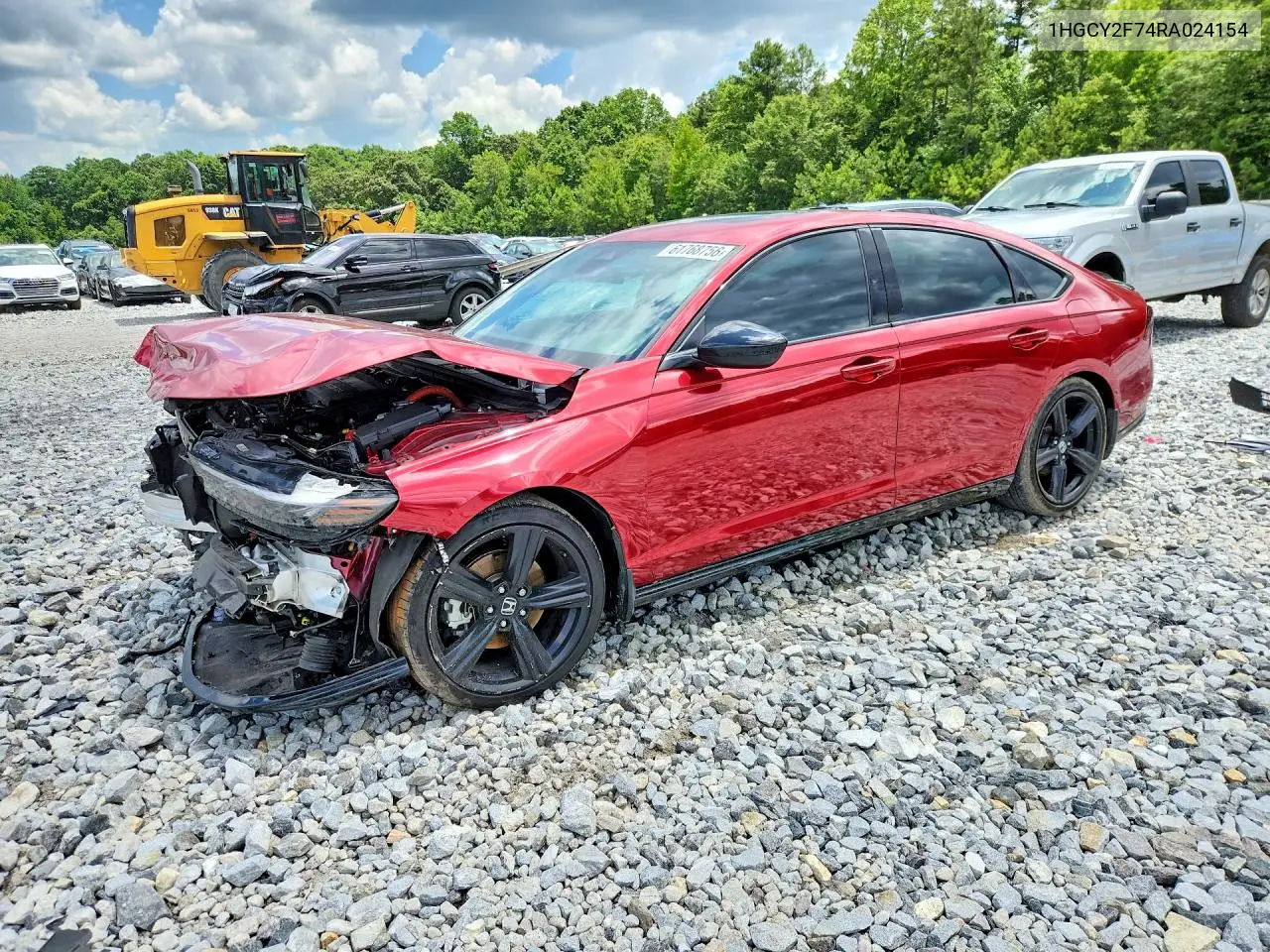 2024 Honda Accord Hybrid Sport-L VIN: 1HGCY2F74RA024154 Lot: 61768756
