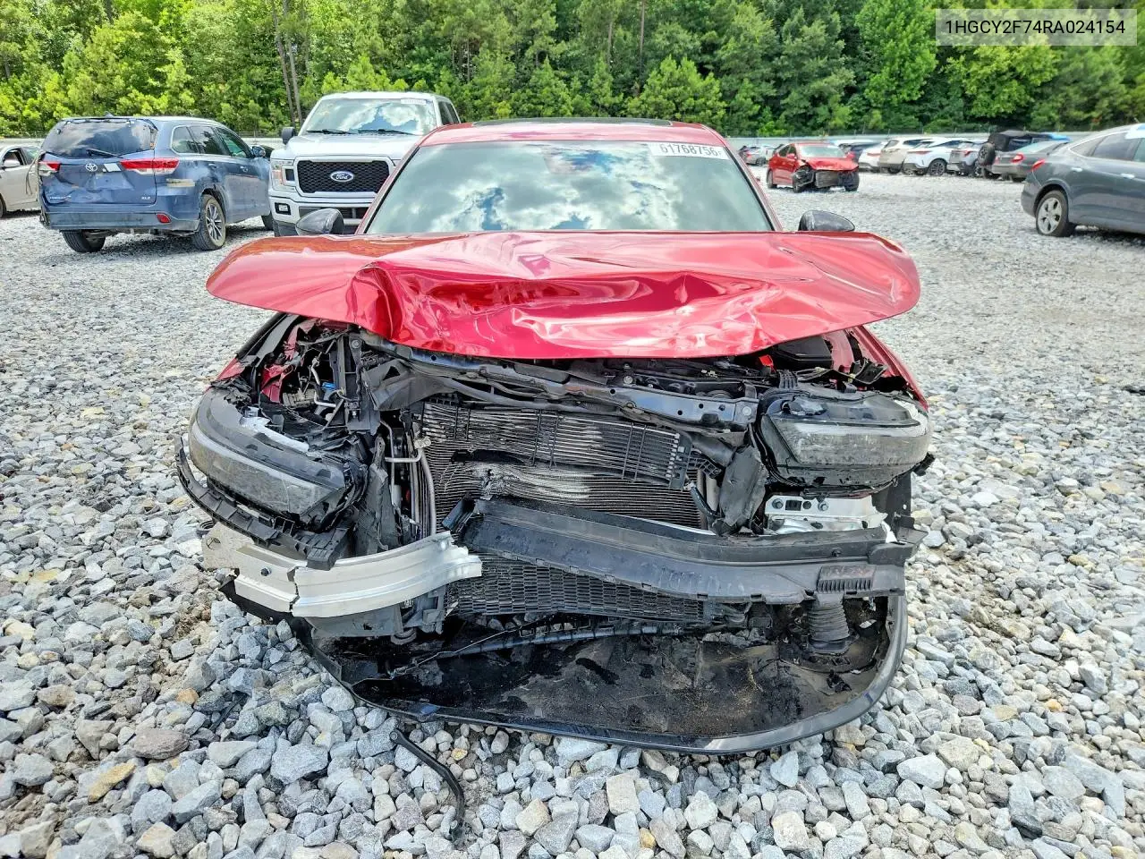 2024 Honda Accord Hybrid Sport-L VIN: 1HGCY2F74RA024154 Lot: 61768756