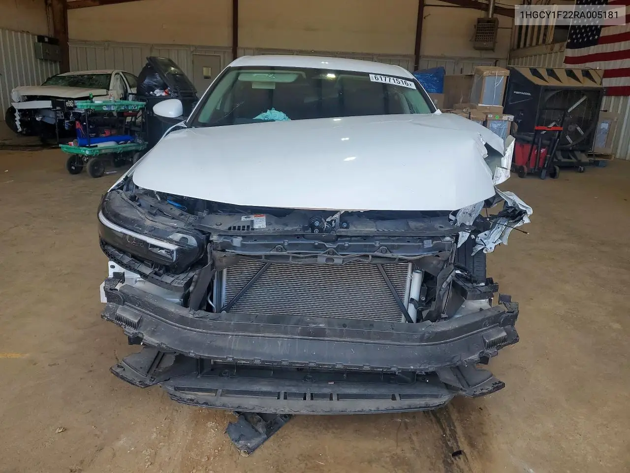 2024 Honda Accord Lx VIN: 1HGCY1F22RA005181 Lot: 61771516