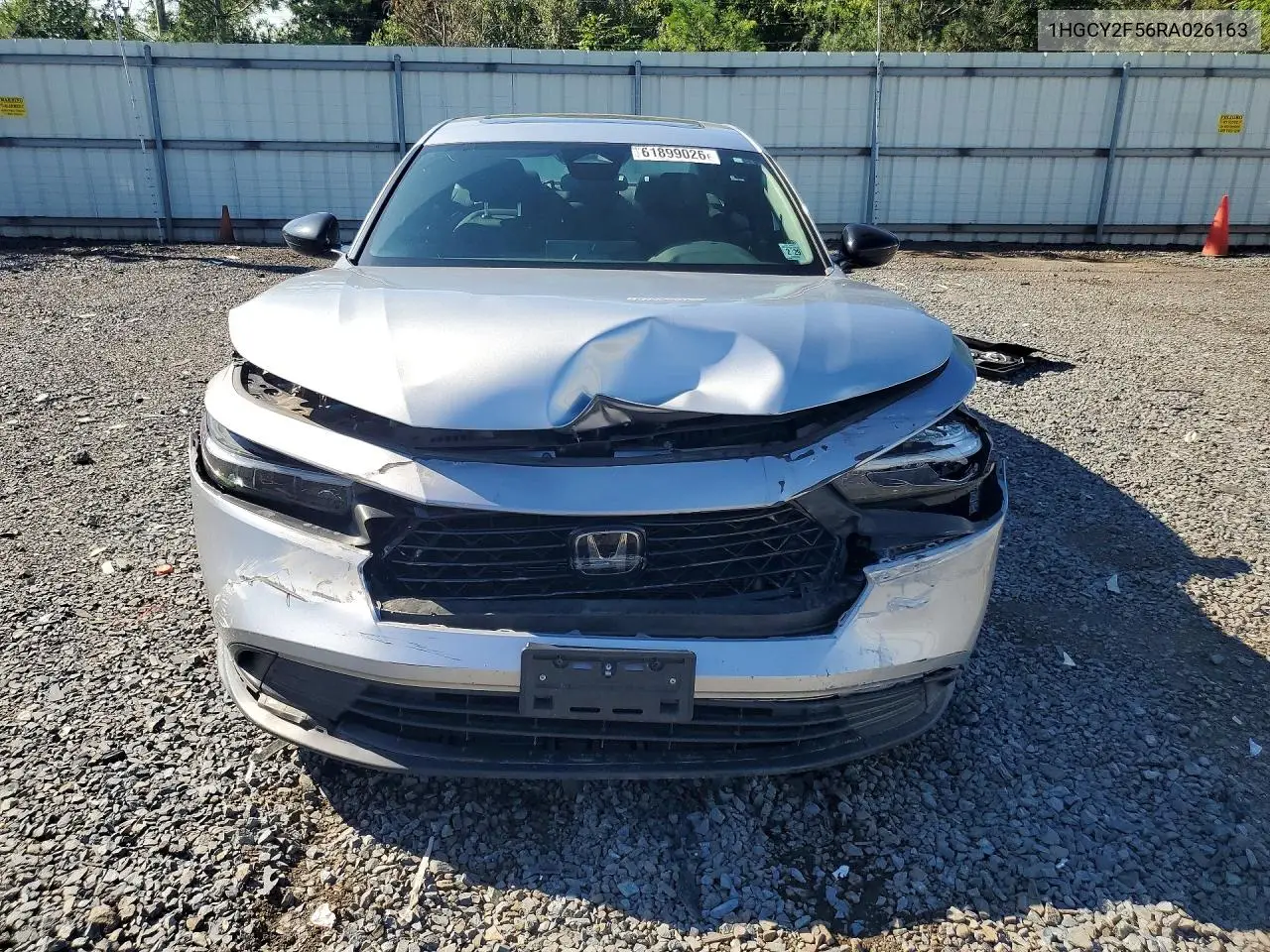 2024 Honda Accord Hybrid Sport VIN: 1HGCY2F56RA026163 Lot: 61899026