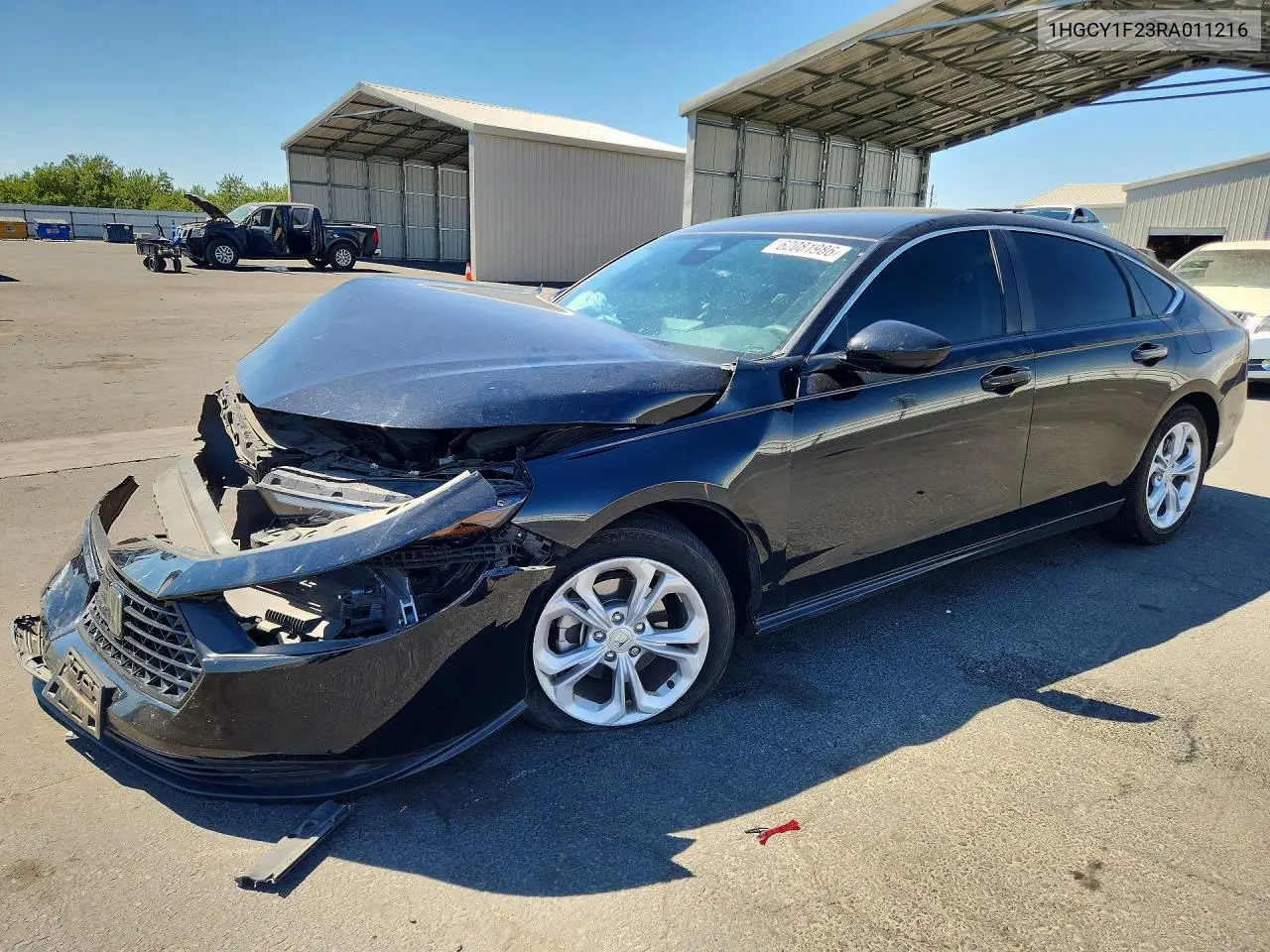 2024 Honda Accord Lx VIN: 1HGCY1F23RA011216 Lot: 62081986