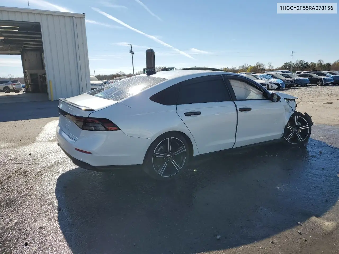 1HGCY2F55RA078156 2024 Honda Accord Hybrid Sport