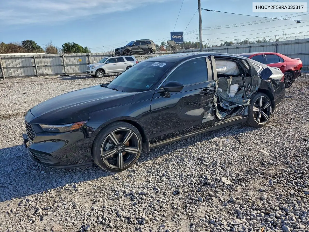 1HGCY2F59RA033317 2024 Honda Accord Hybrid Sport