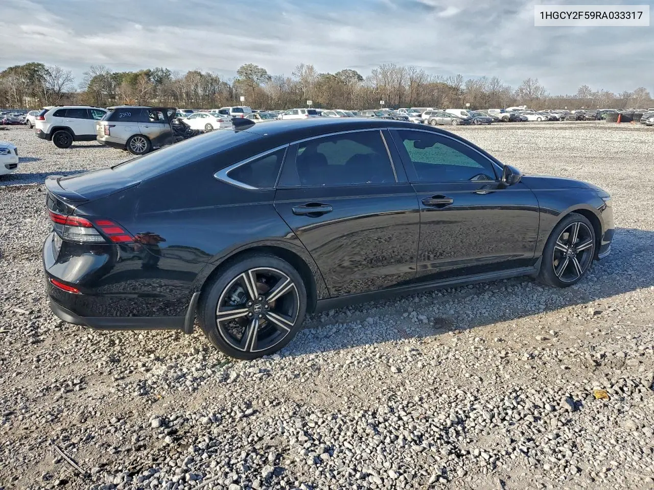 1HGCY2F59RA033317 2024 Honda Accord Hybrid Sport