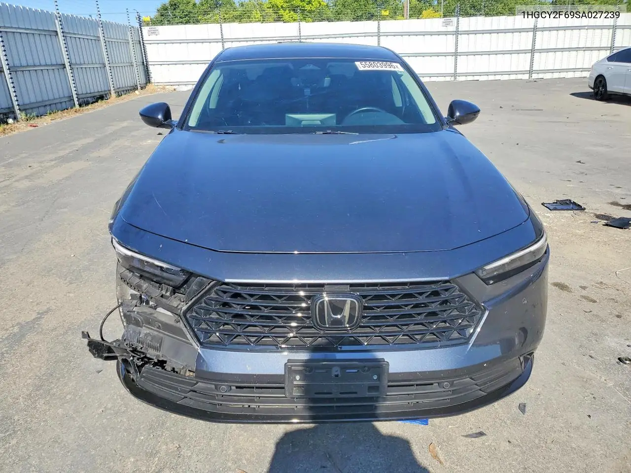 1HGCY2F69SA027239 2025 Honda Accord Hybrid Exl