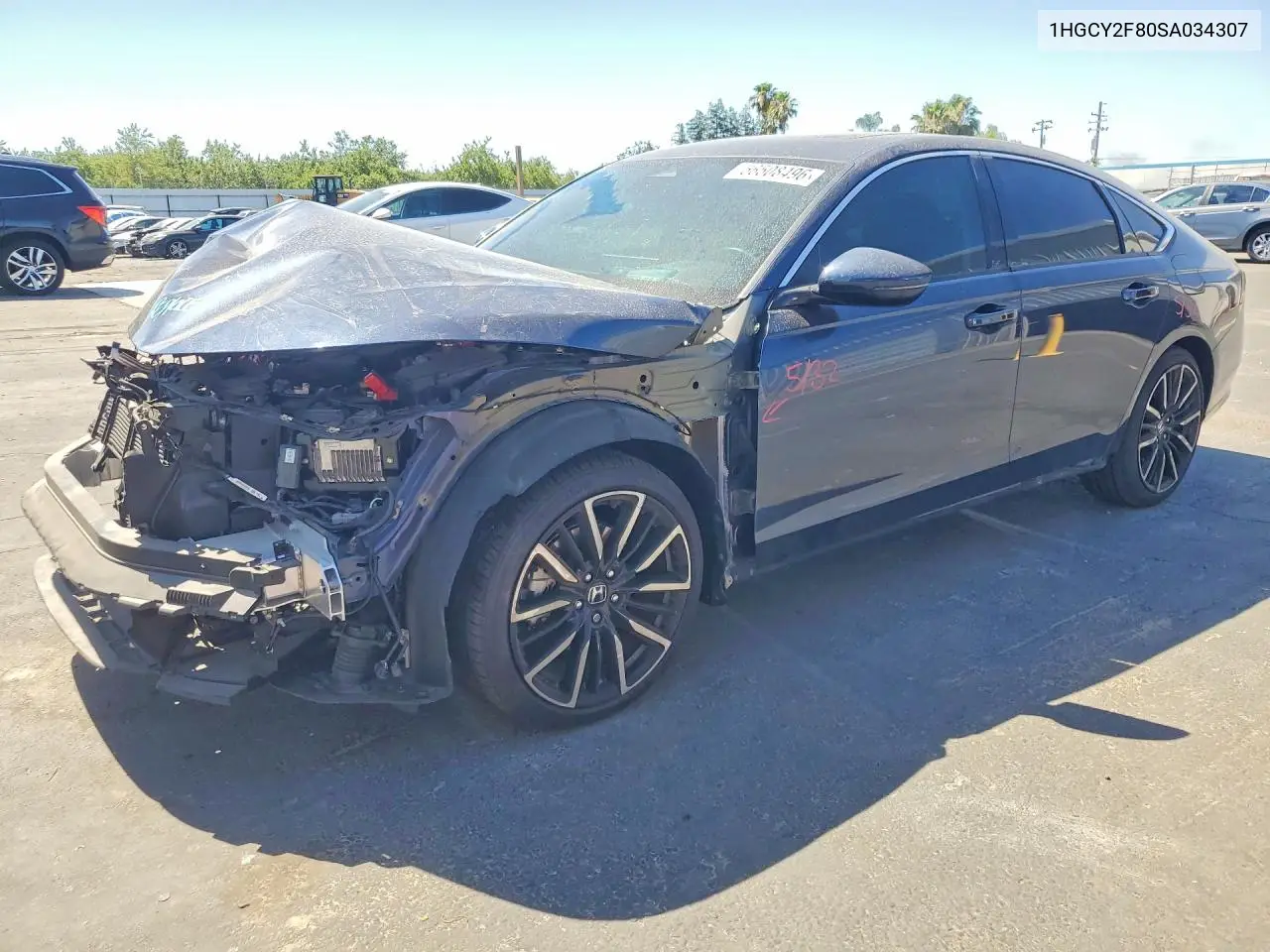 2025 Honda Accord Touring Hybrid VIN: 1HGCY2F80SA034307 Lot: 56508496
