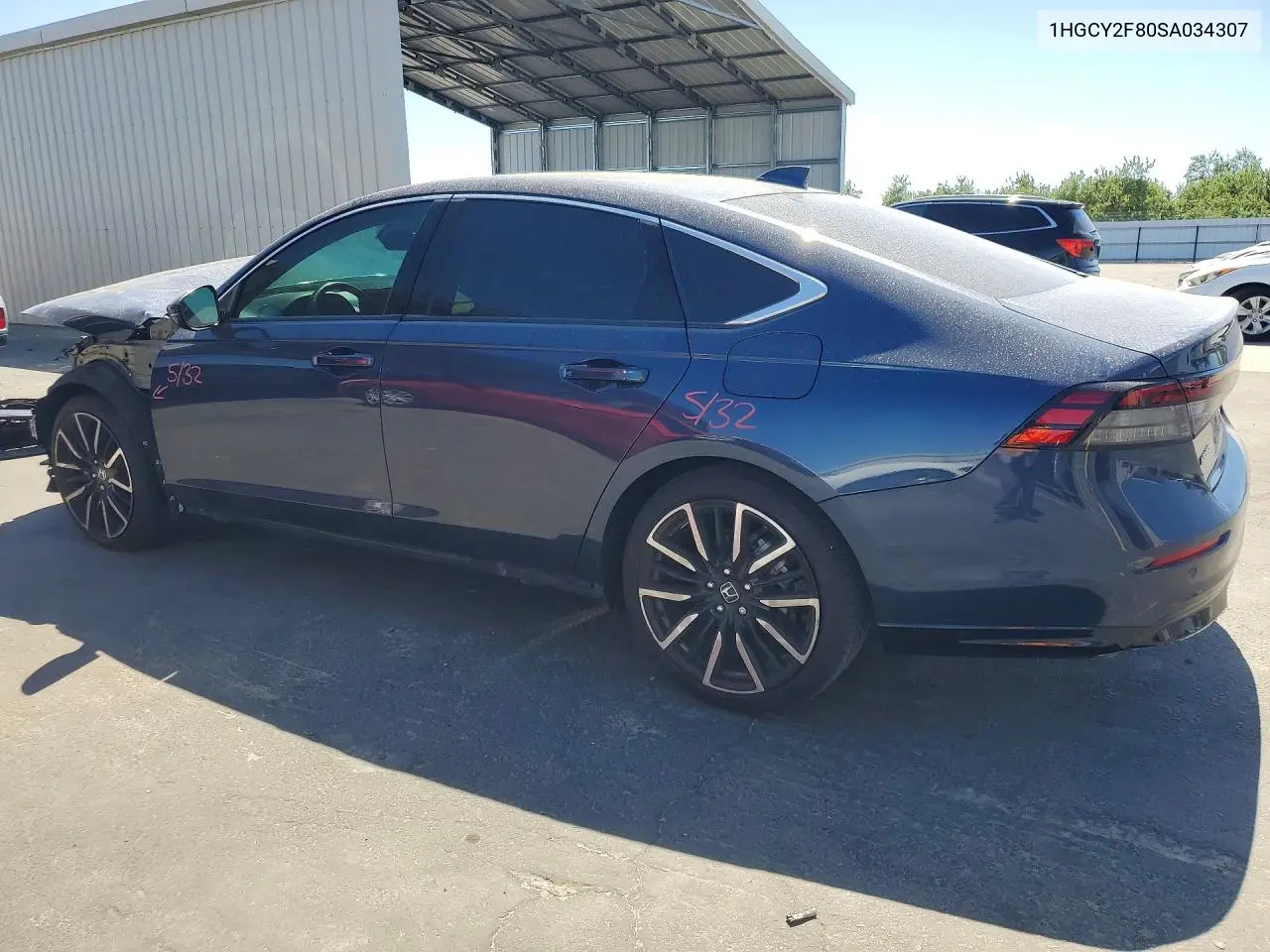 2025 Honda Accord Touring Hybrid VIN: 1HGCY2F80SA034307 Lot: 56508496