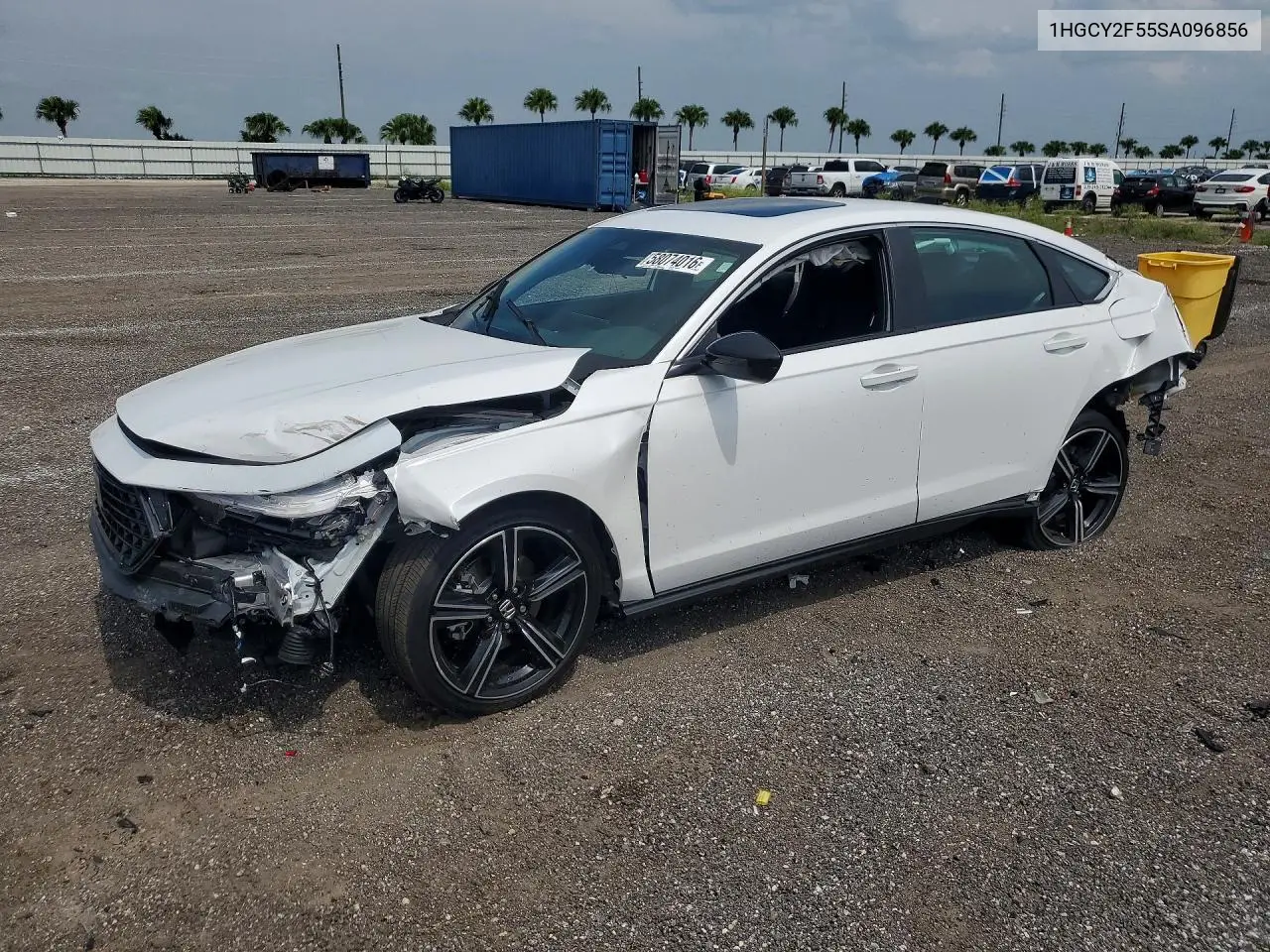 2025 Honda Accord Hybrid Sport VIN: 1HGCY2F55SA096856 Lot: 58074016