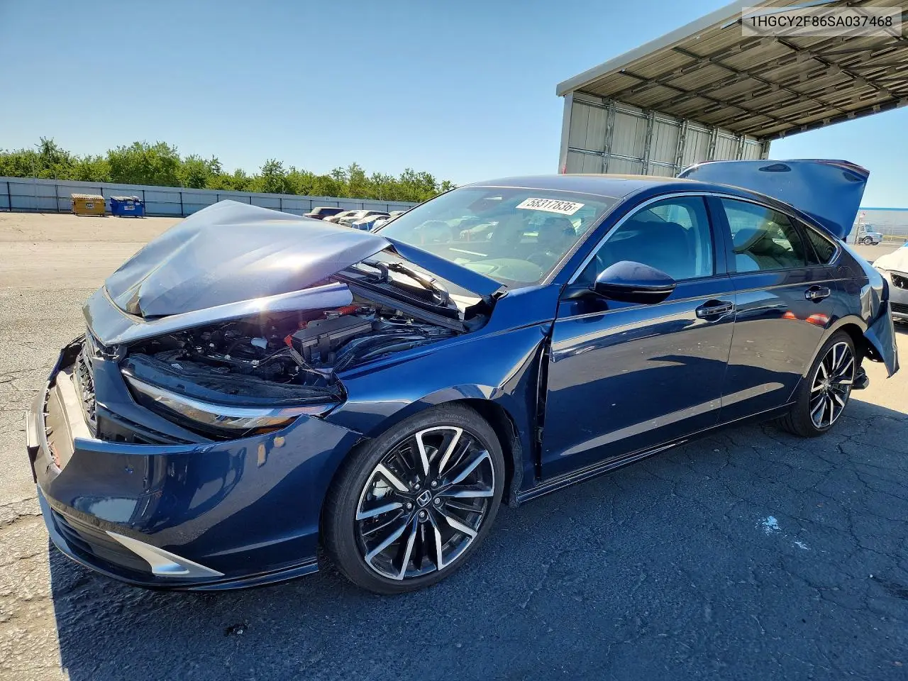 2025 Honda Accord Touring Hybrid VIN: 1HGCY2F86SA037468 Lot: 58317836