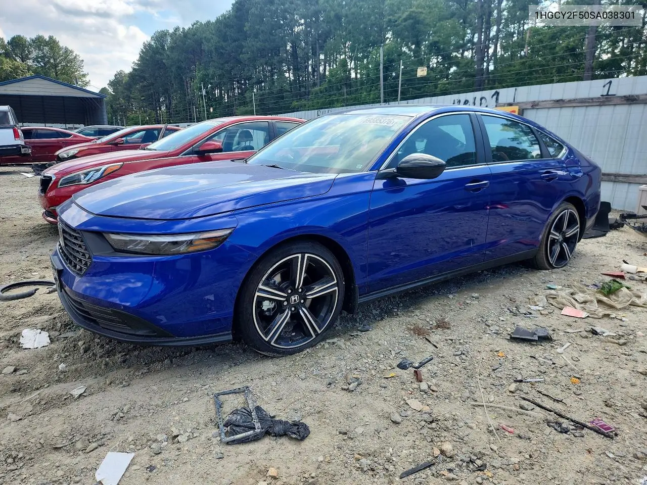 2025 Honda Accord VIN: 1HGCY2F50SA038301 Lot: 59585376