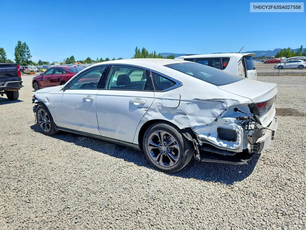 2025 Honda Accord Hybrid Exl VIN: 1HGCY2F63SA027558 Lot: 59915516
