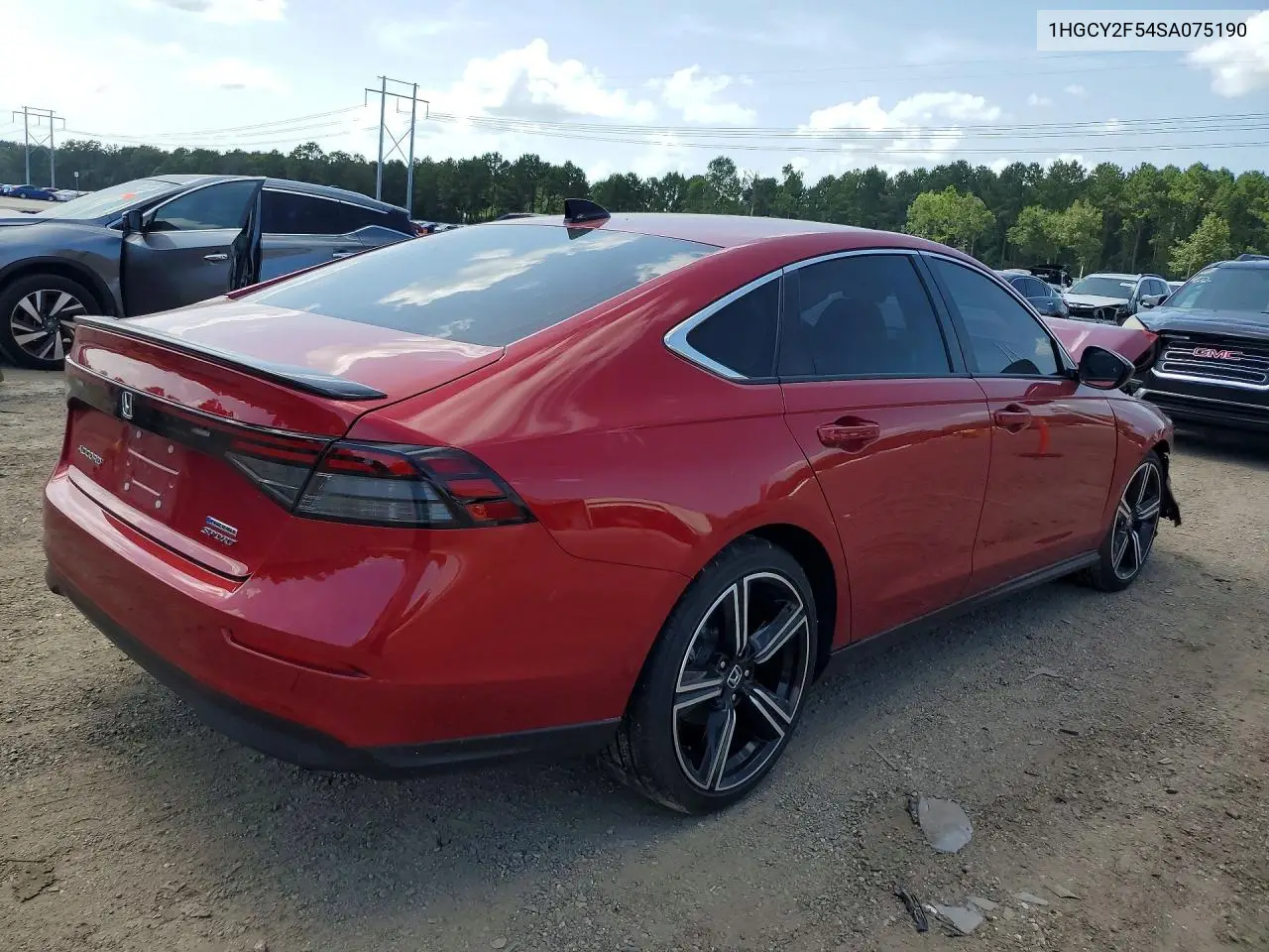 2025 Honda Accord Hybrid Sport VIN: 1HGCY2F54SA075190 Lot: 61781766