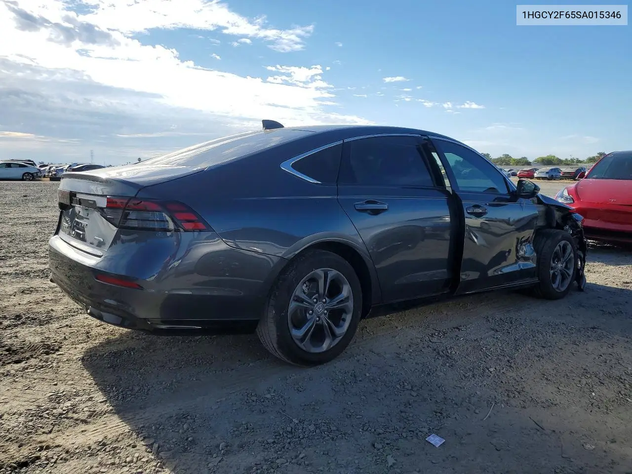 2025 Honda Accord Hybrid Exl VIN: 1HGCY2F65SA015346 Lot: 61785876