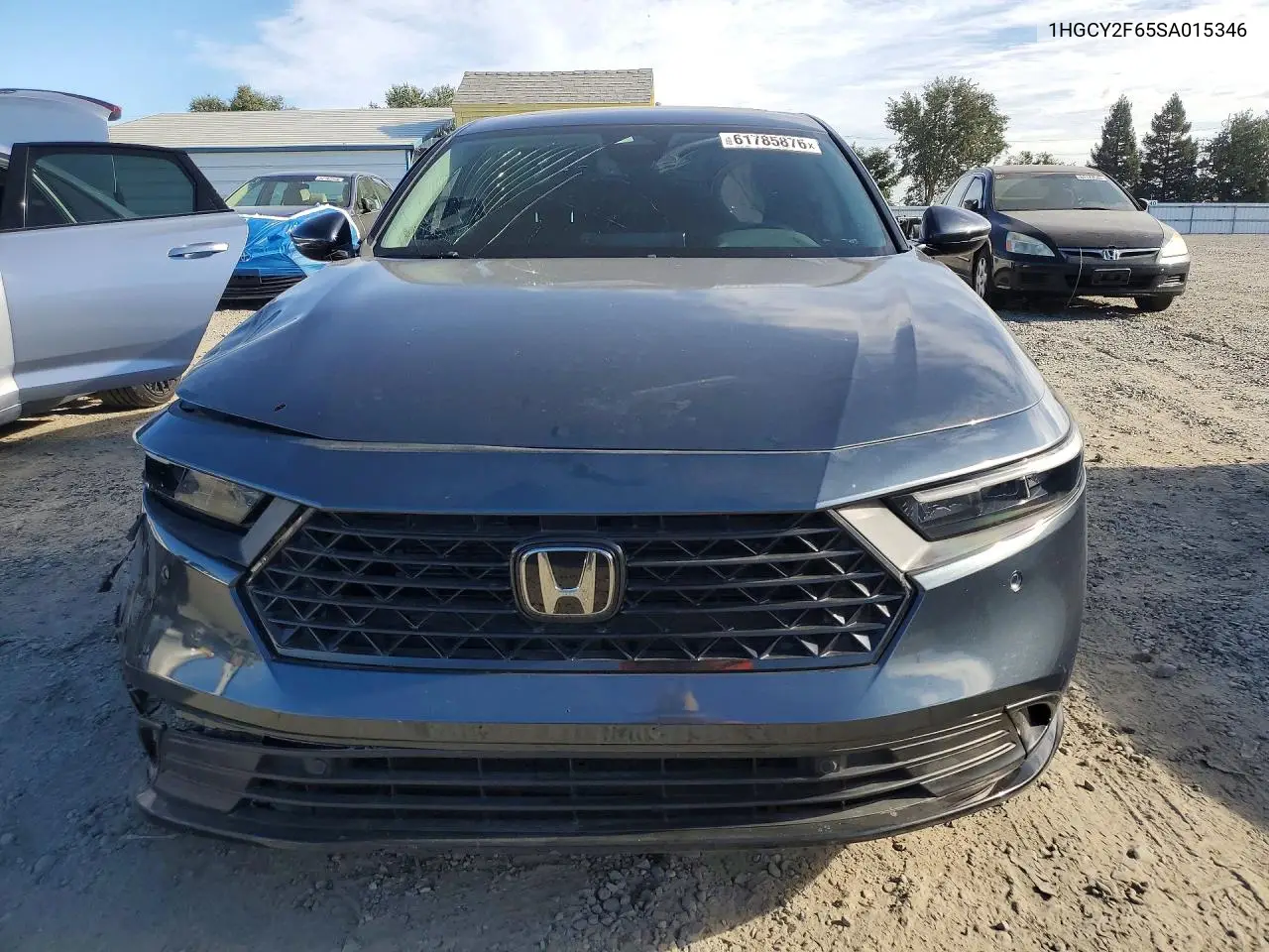 2025 Honda Accord Hybrid Exl VIN: 1HGCY2F65SA015346 Lot: 61785876