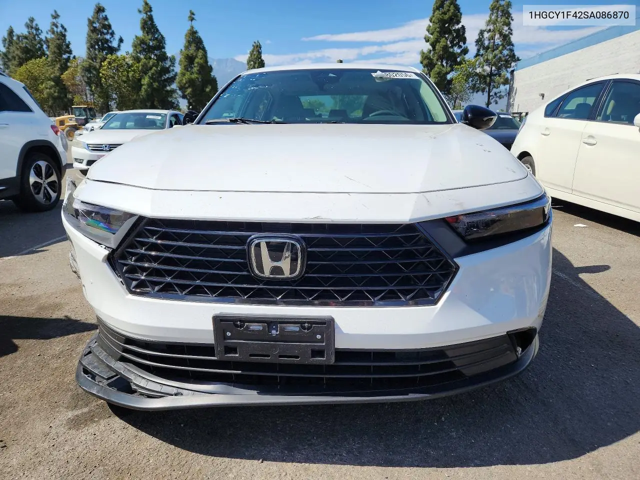 2025 Honda Accord Se VIN: 1HGCY1F42SA086870 Lot: 61802056