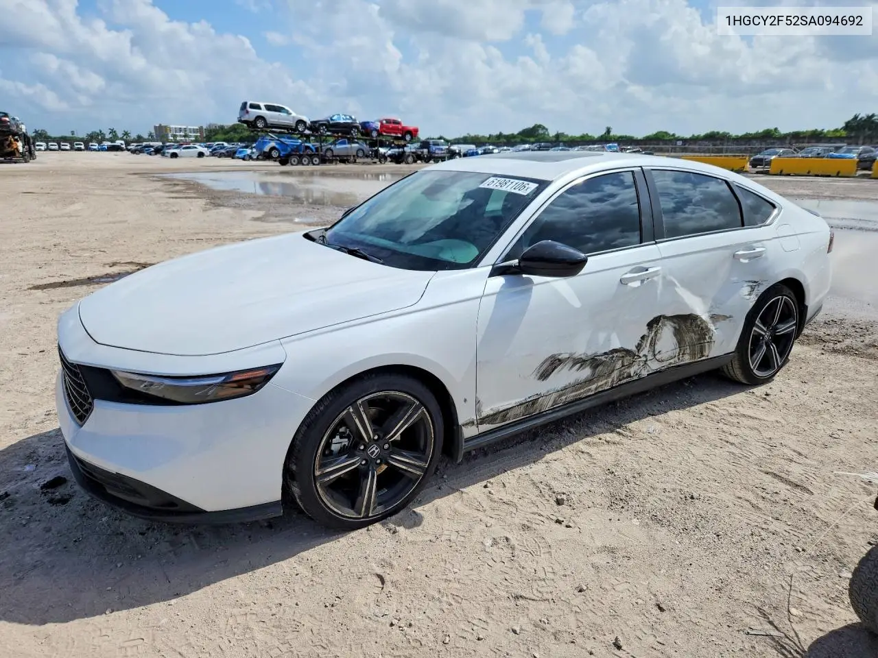 2025 Honda Accord Hybrid Sport VIN: 1HGCY2F52SA094692 Lot: 61981106