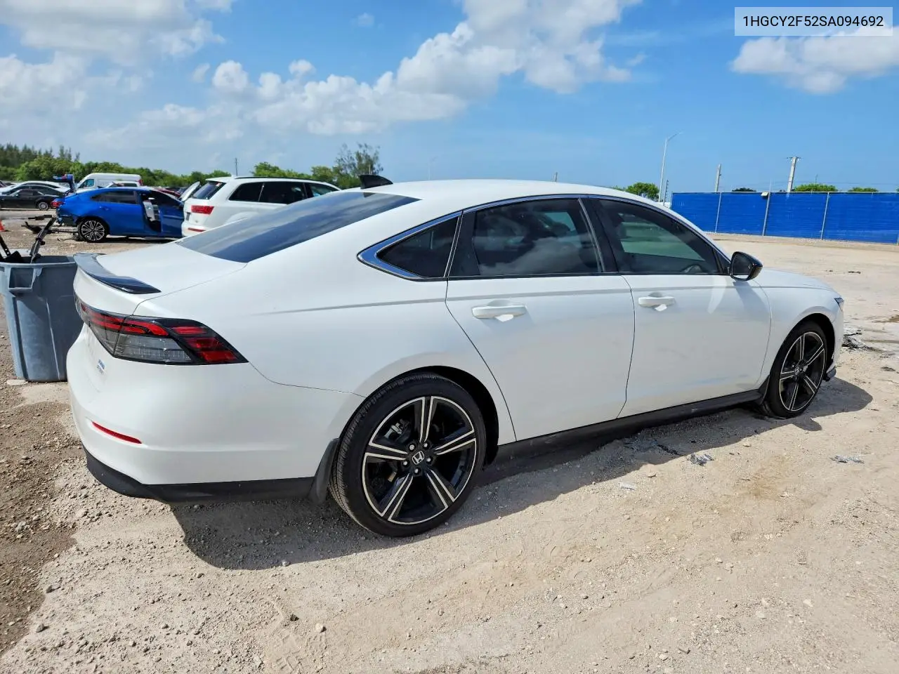 2025 Honda Accord Hybrid Sport VIN: 1HGCY2F52SA094692 Lot: 61981106