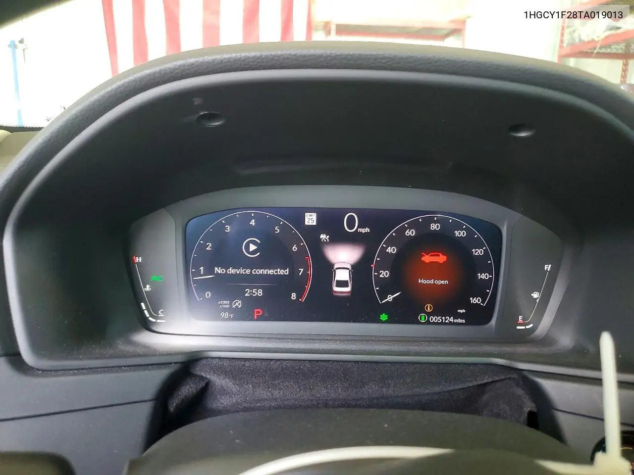 2026 Honda Accord Lx VIN: 1HGCY1F28TA019013 Lot: 61948866