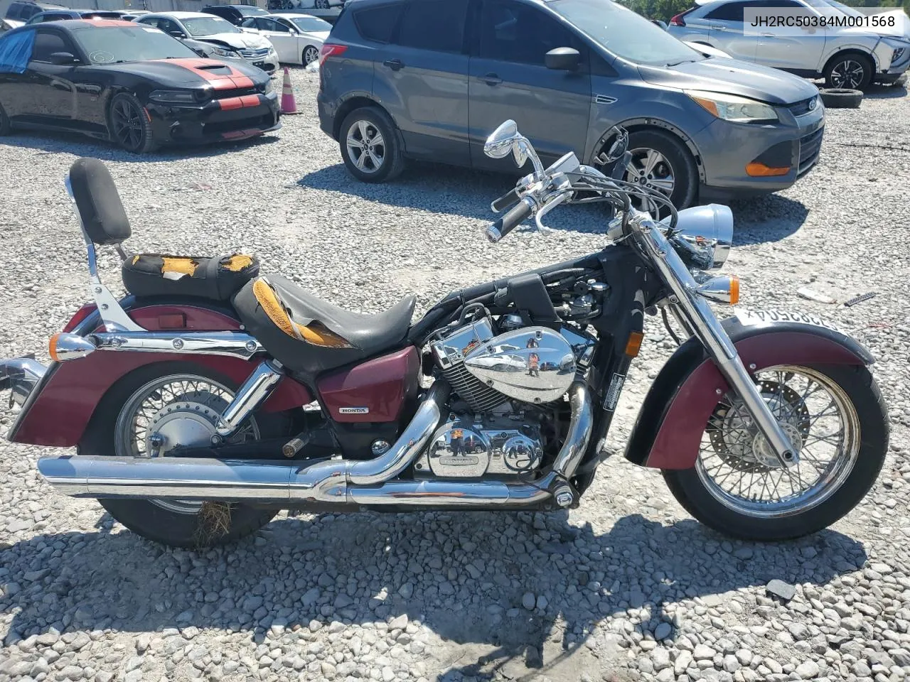 2004 Honda Vt750 VIN: JH2RC50384M001568 Lot: 88797245