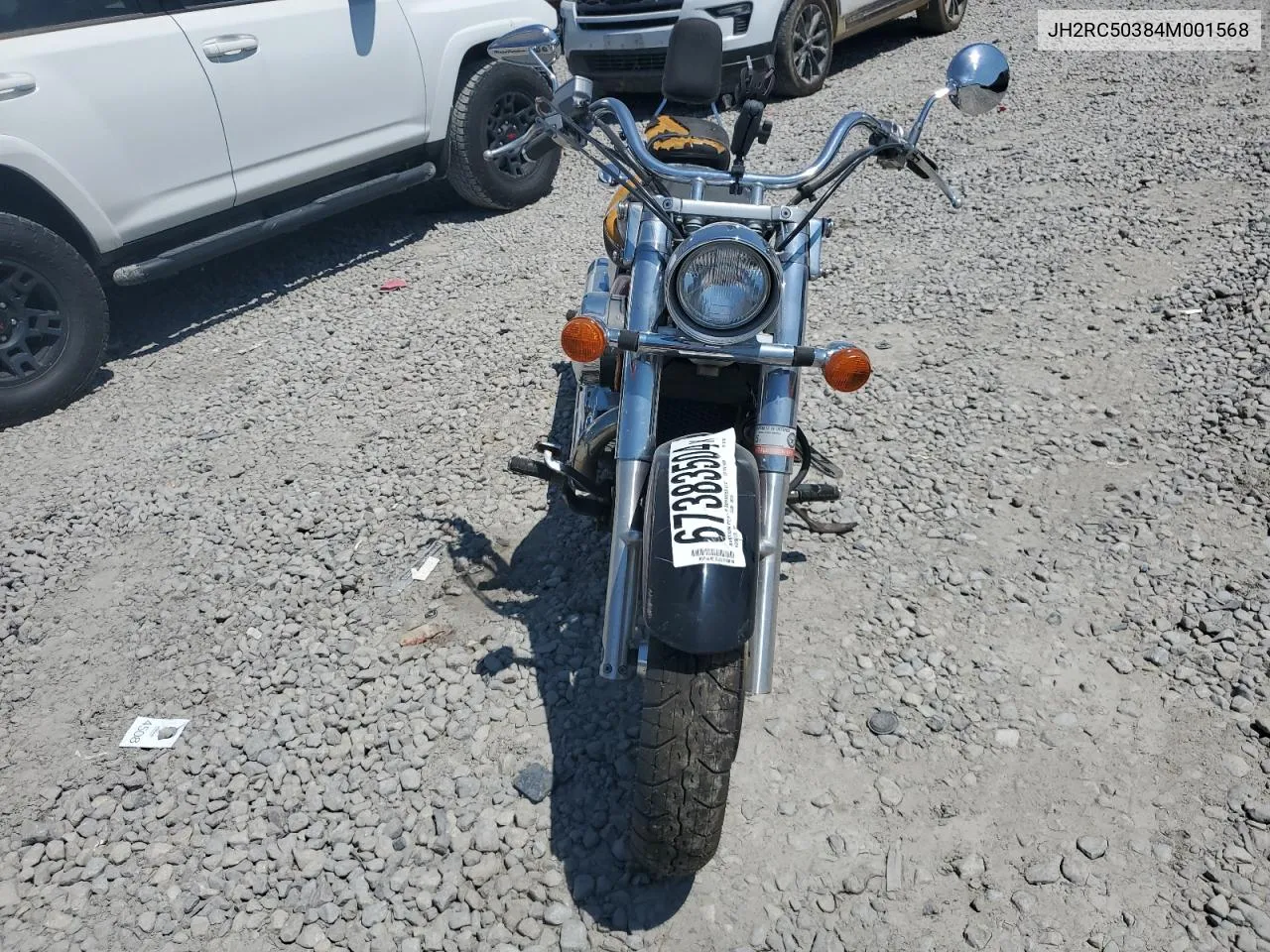 2004 Honda Vt750 VIN: JH2RC50384M001568 Lot: 88797245