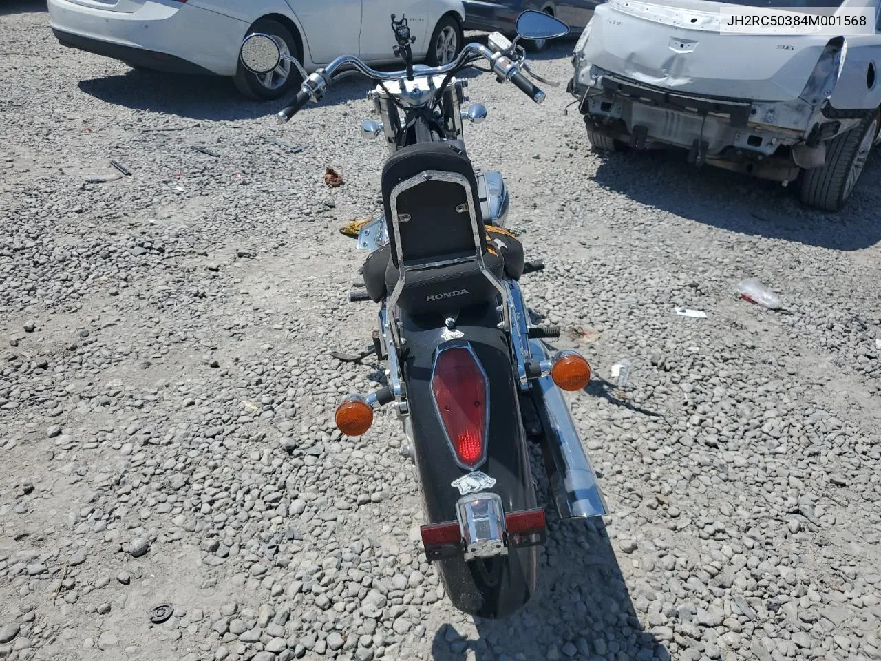 2004 Honda Vt750 VIN: JH2RC50384M001568 Lot: 88797245