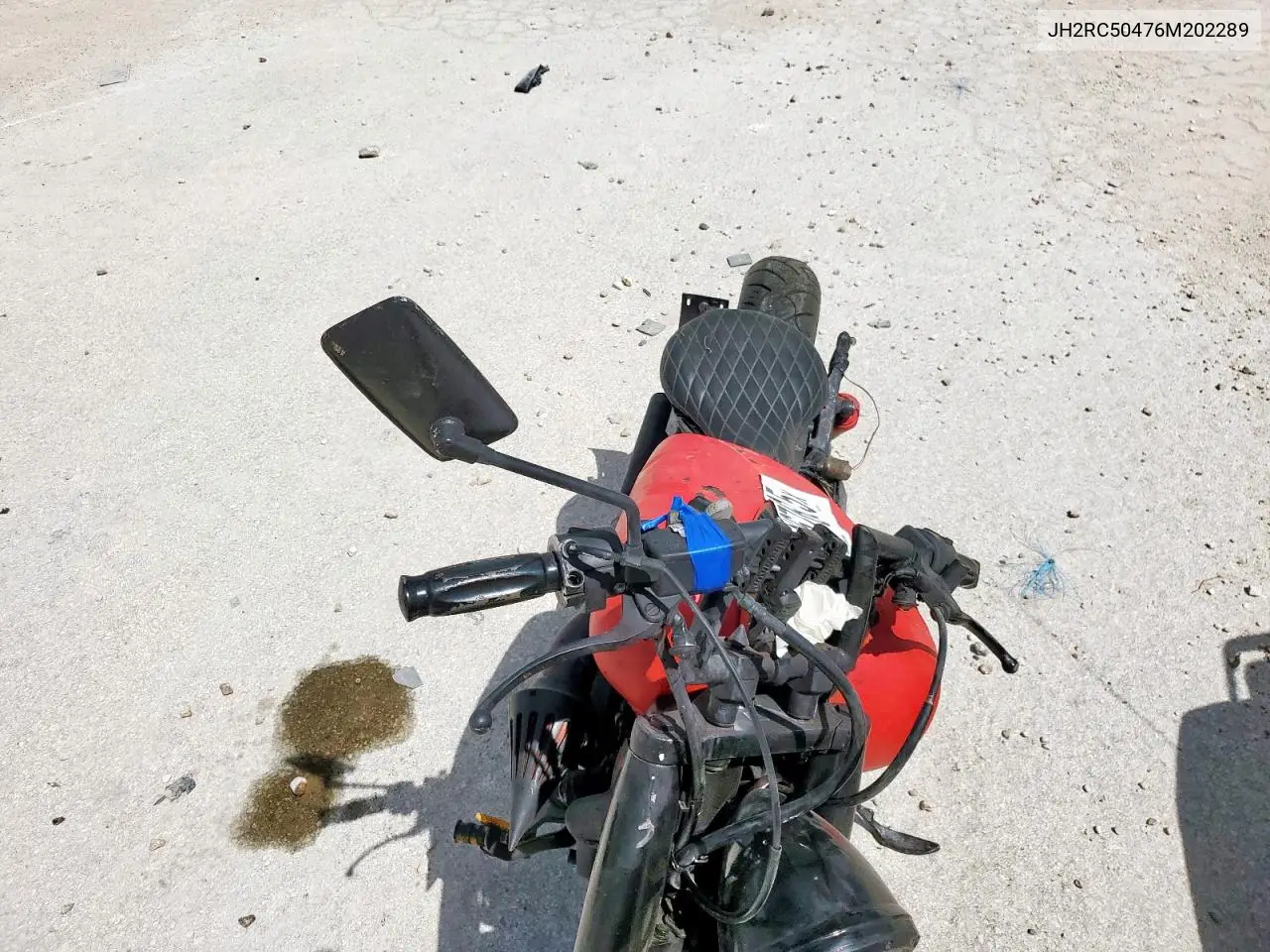 2006 Honda Motorcycle VIN: JH2RC50476M202289 Lot: 76582185