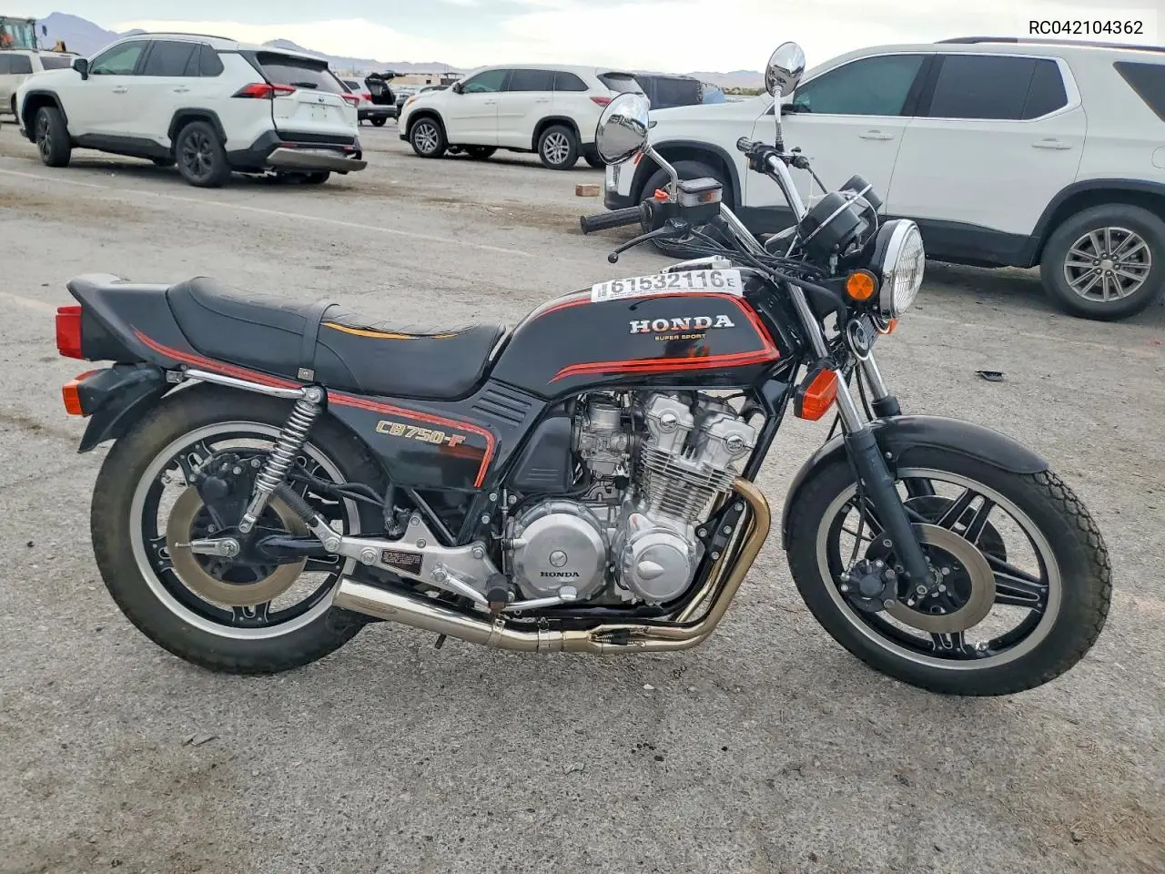 1980 Honda Cb750 F VIN: RC042104362 Lot: 61532116