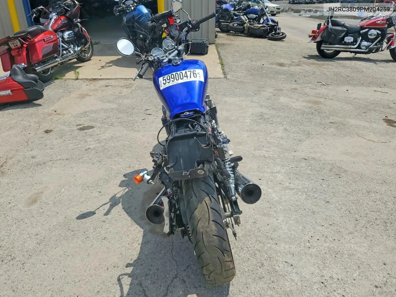 1993 Honda Cb750 VIN: JH2RC3809PM204259 Lot: 59900476