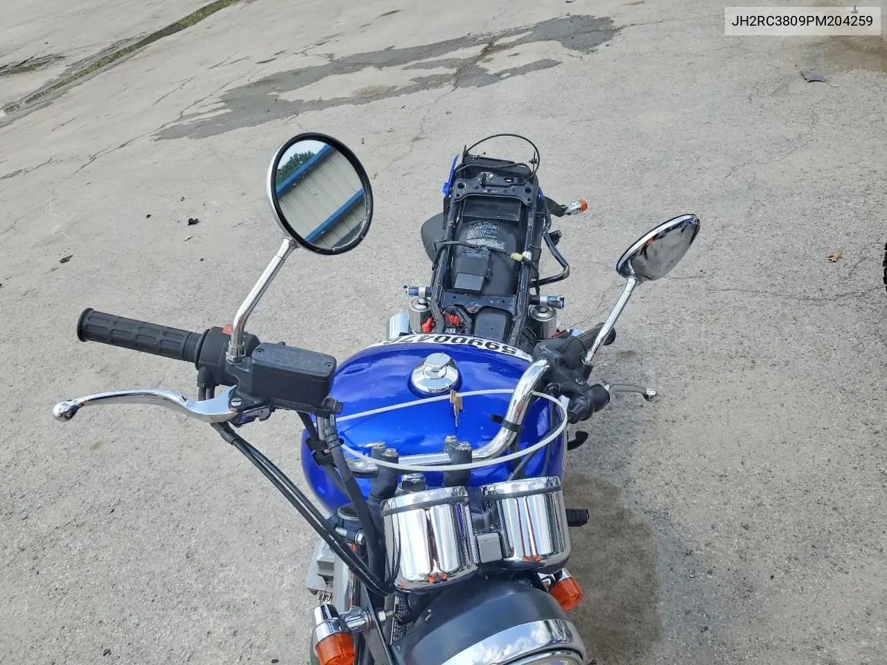 1993 Honda Cb750 VIN: JH2RC3809PM204259 Lot: 59900476