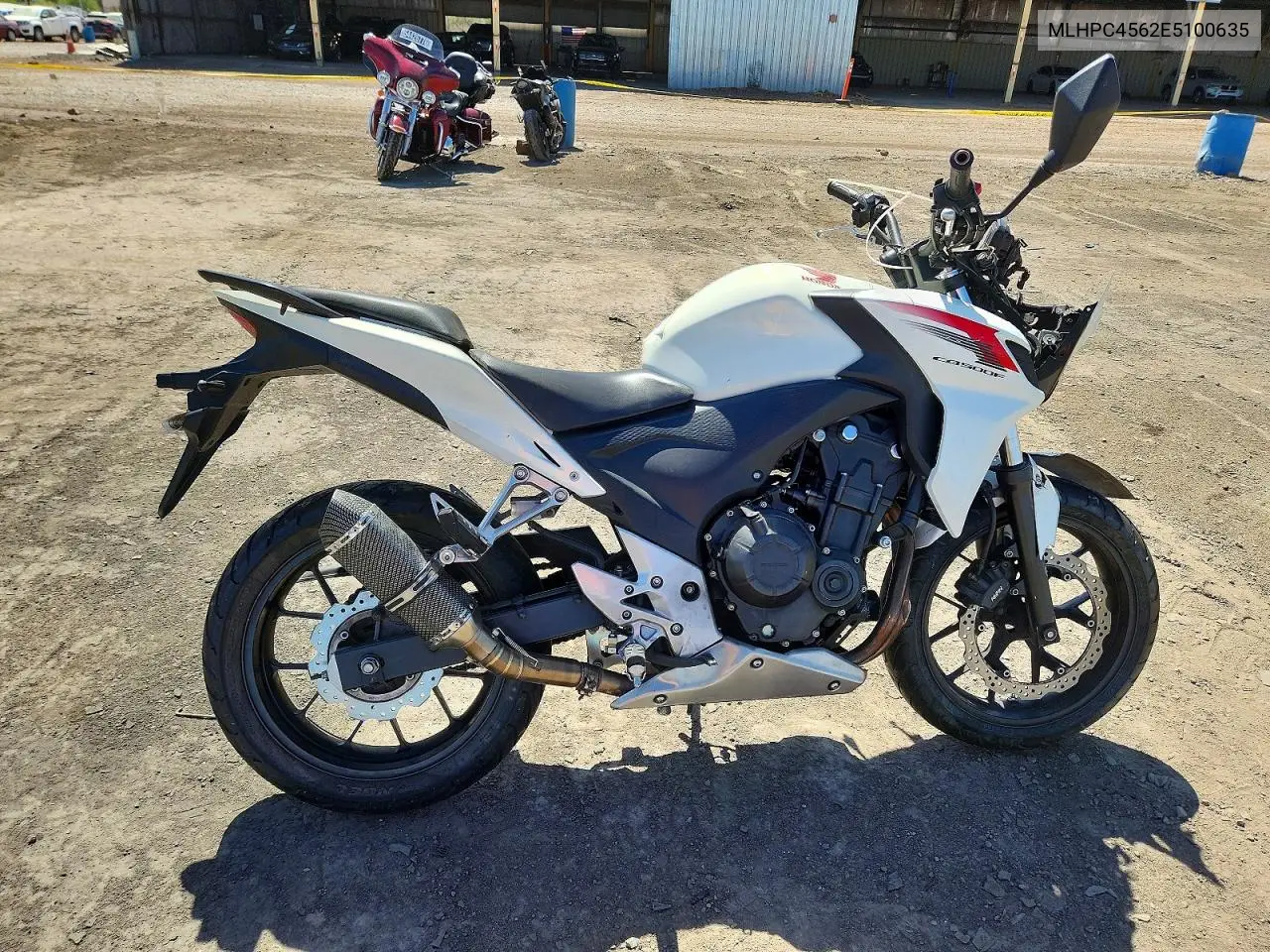 2014 Honda Cb500 F VIN: MLHPC4562E5100635 Lot: 54682216