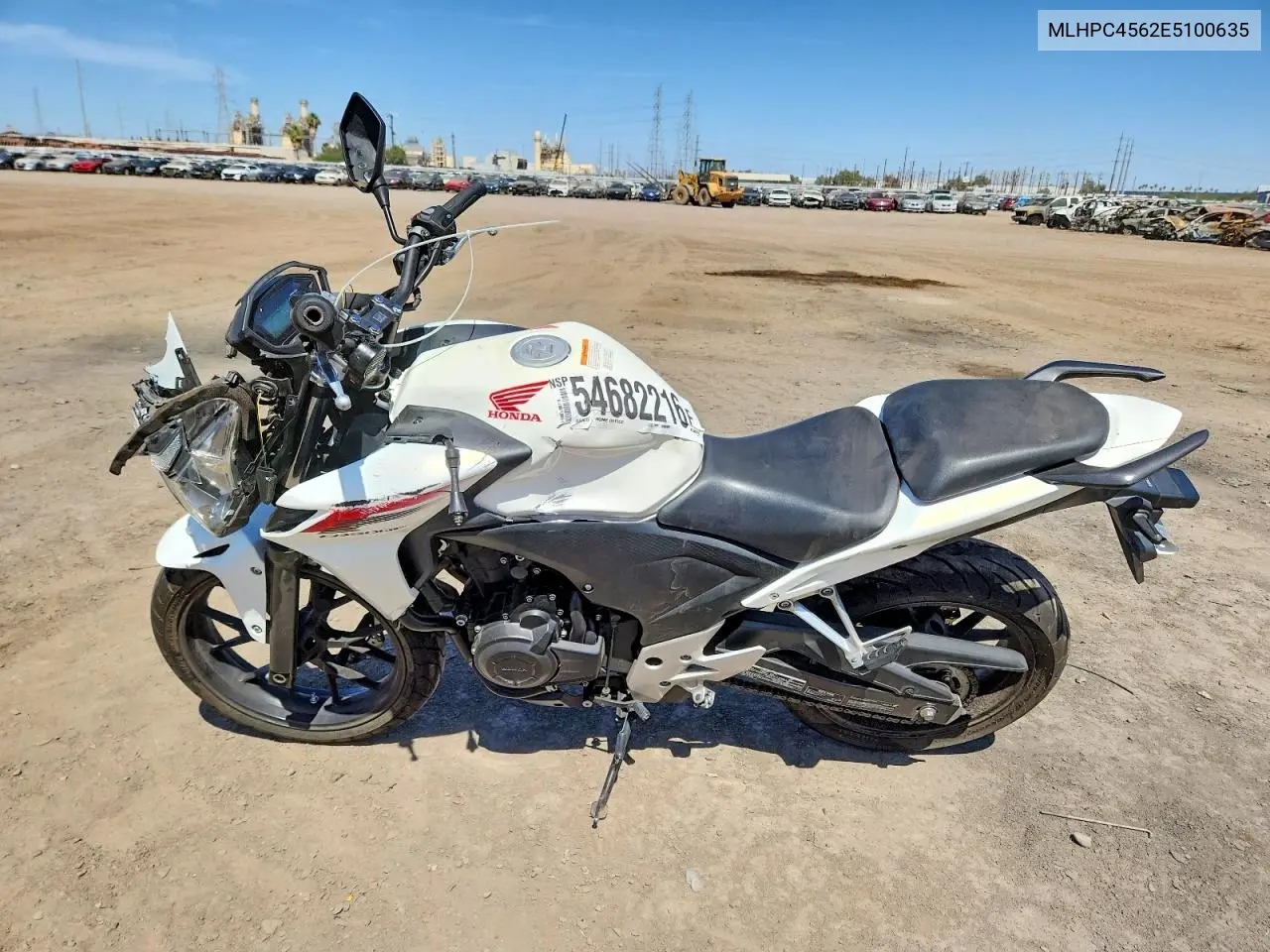 2014 Honda Cb500 F VIN: MLHPC4562E5100635 Lot: 54682216