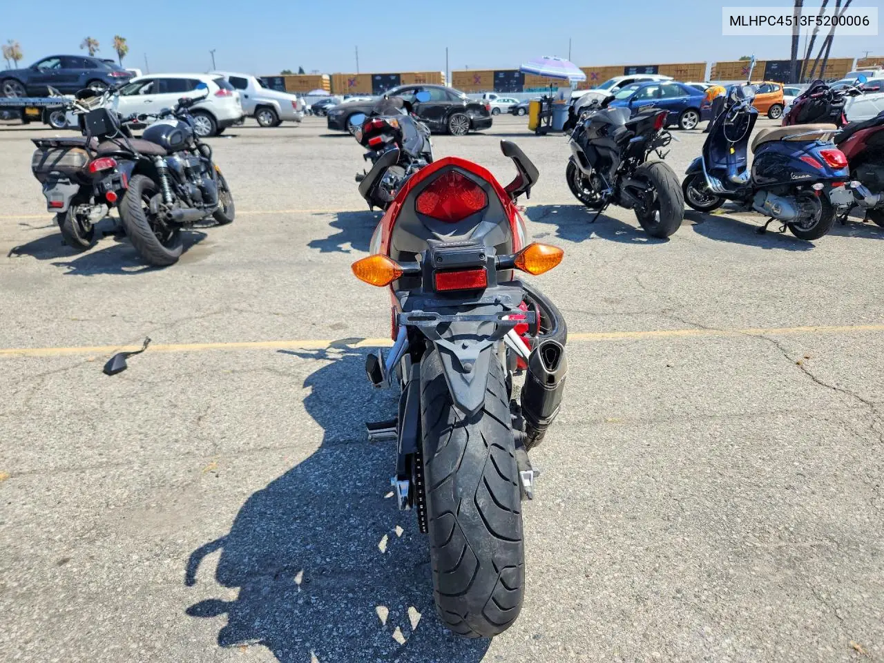 2015 Honda Cb500 F VIN: MLHPC4513F5200006 Lot: 55931366