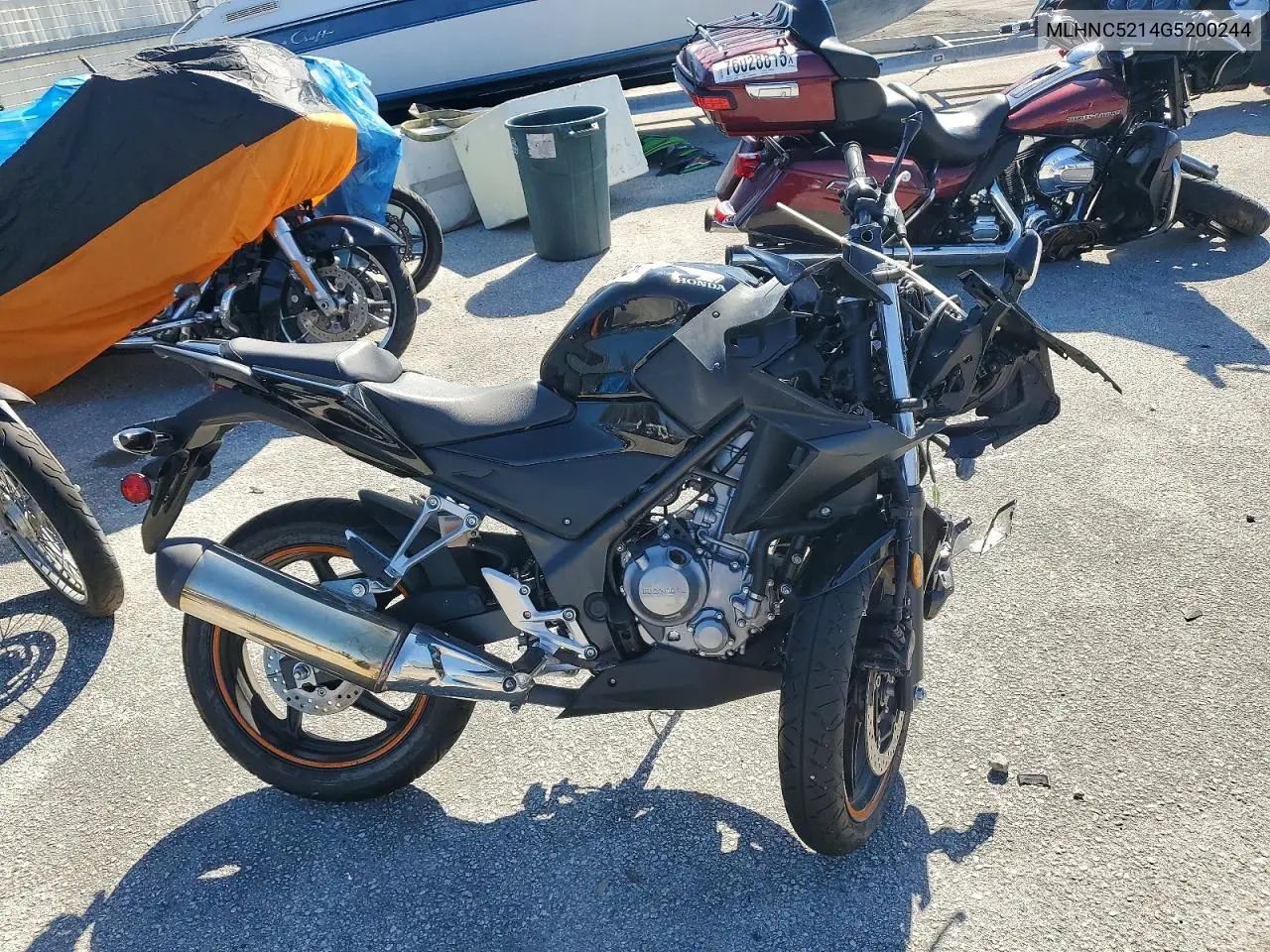 2016 Honda Cb300 F VIN: MLHNC5214G5200244 Lot: 76529695