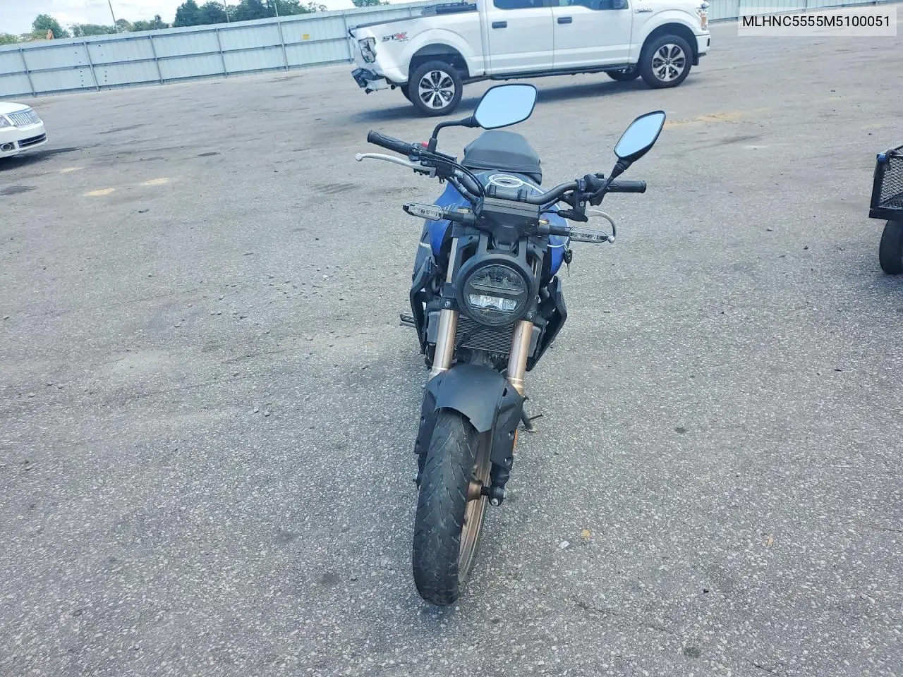 2021 Honda Cbf300 Na VIN: MLHNC5555M5100051 Lot: 61845626