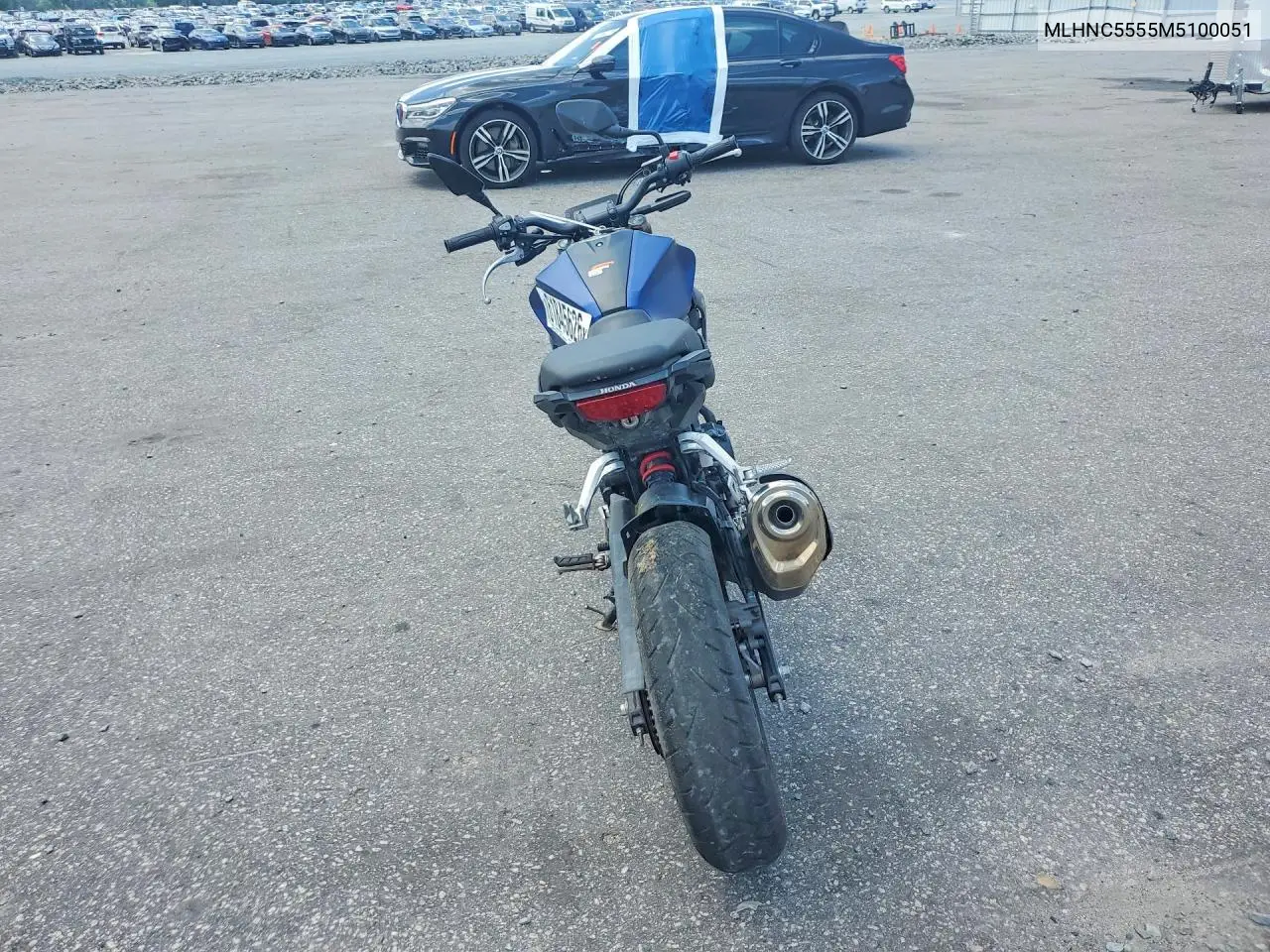 2021 Honda Cbf300 Na VIN: MLHNC5555M5100051 Lot: 61845626