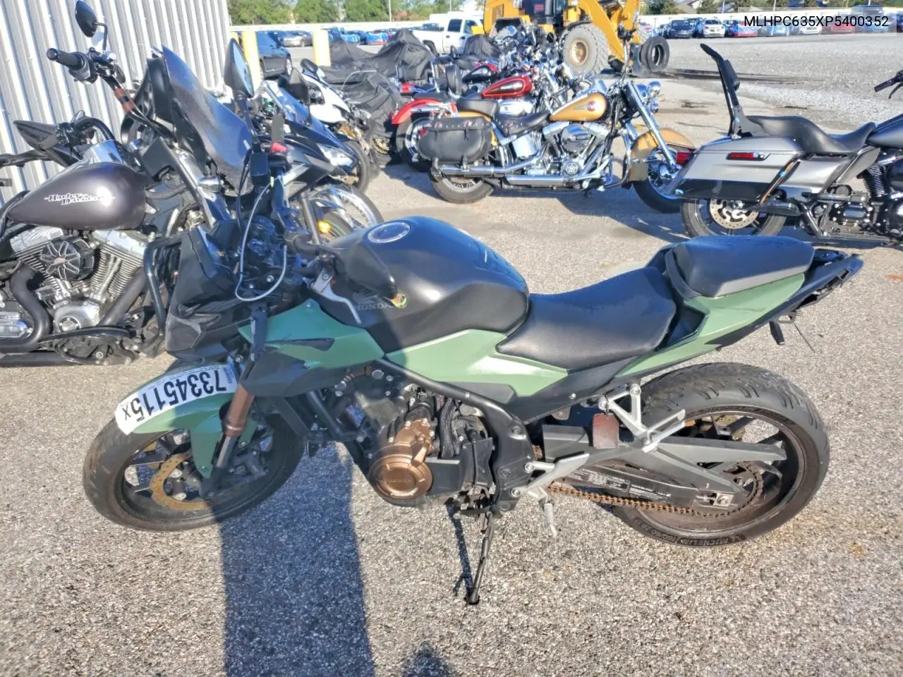 2023 Honda Cb500 Fa VIN: MLHPC635XP5400352 Lot: 73345115