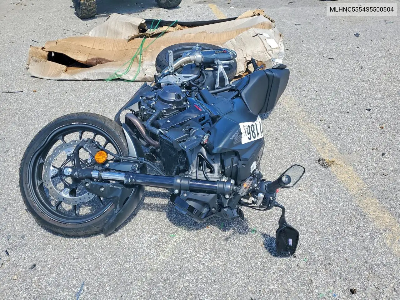 2025 Honda Cbf300 Na VIN: MLHNC5554S5500504 Lot: 50991186
