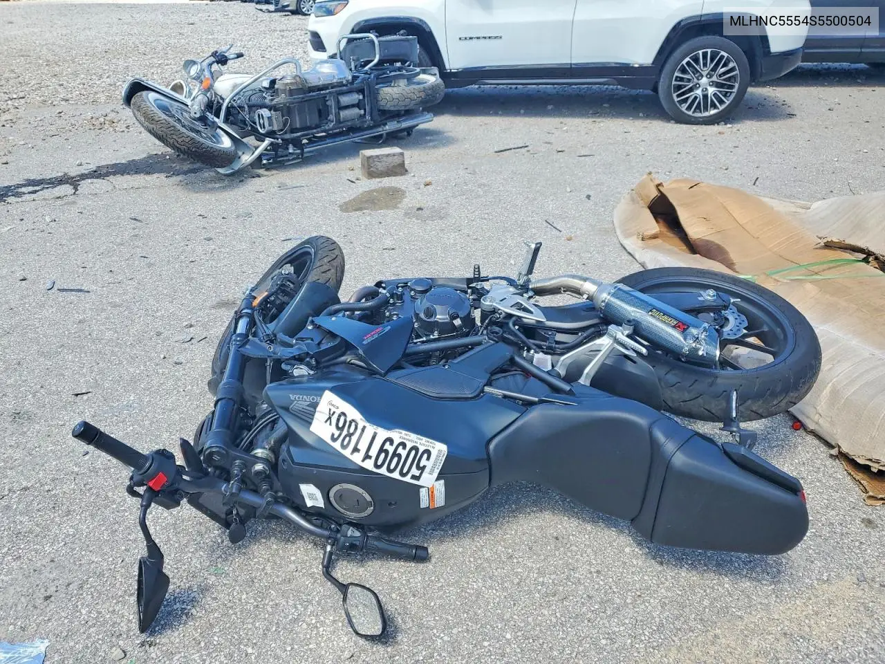 2025 Honda Cbf300 Na VIN: MLHNC5554S5500504 Lot: 50991186