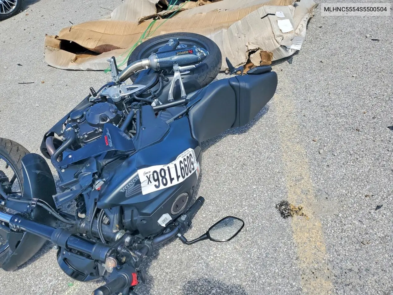 2025 Honda Cbf300 Na VIN: MLHNC5554S5500504 Lot: 50991186