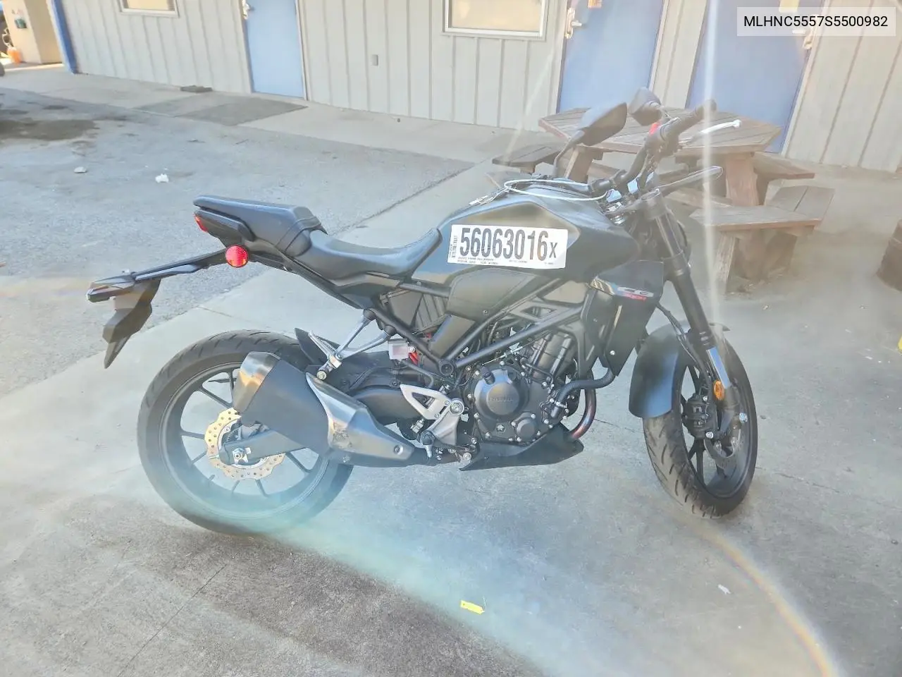 2025 Honda Cbf300 Na VIN: MLHNC5557S5500982 Lot: 56063016