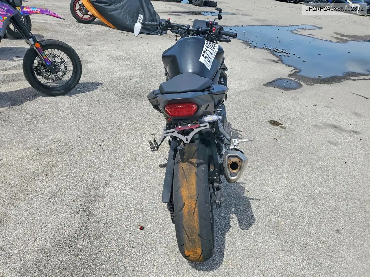 2025 Honda Cb750 A VIN: JH2RH240XSK002892 Lot: 57110806