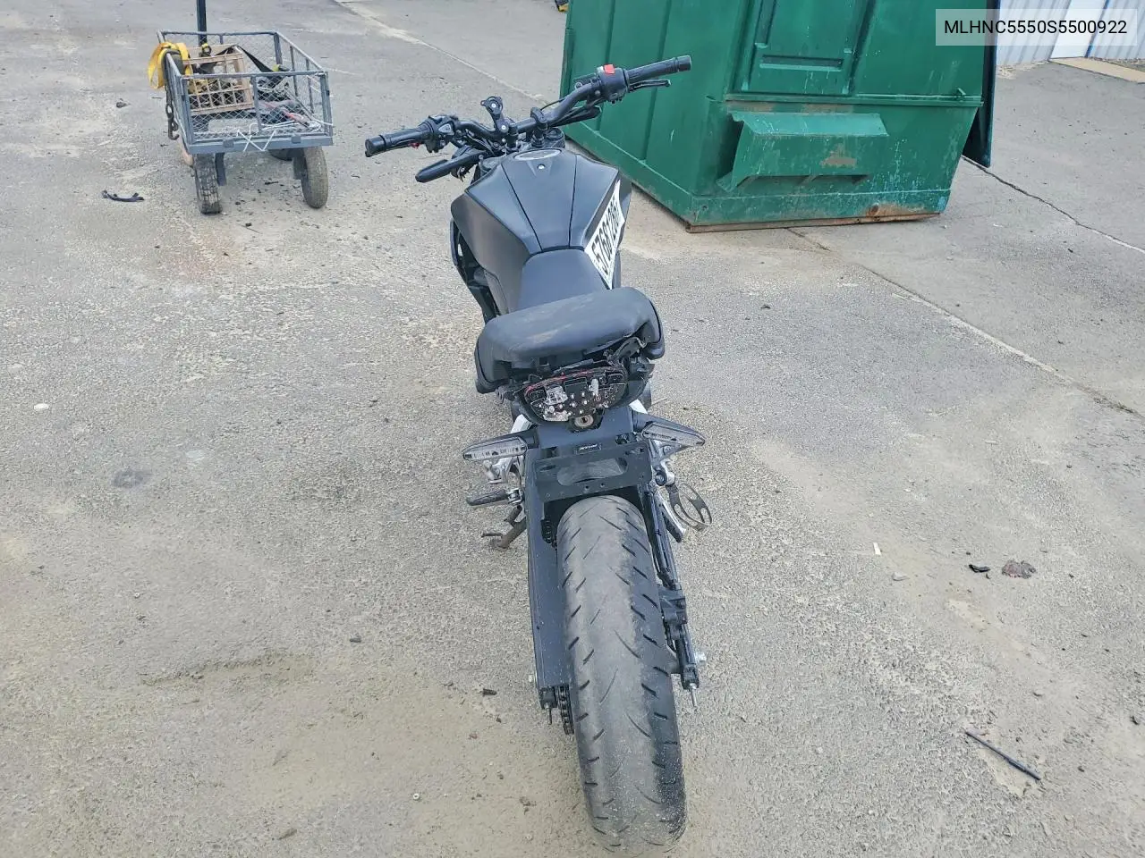 2025 Honda Cbf300 Na VIN: MLHNC5550S5500922 Lot: 57681286