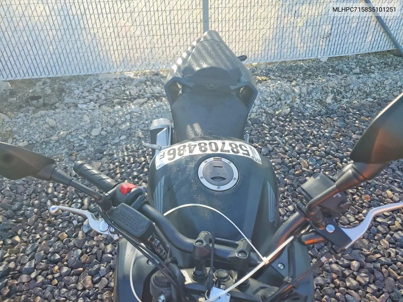 2025 Honda Cb500 F VIN: MLHPC7158S5101251 Lot: 58708486