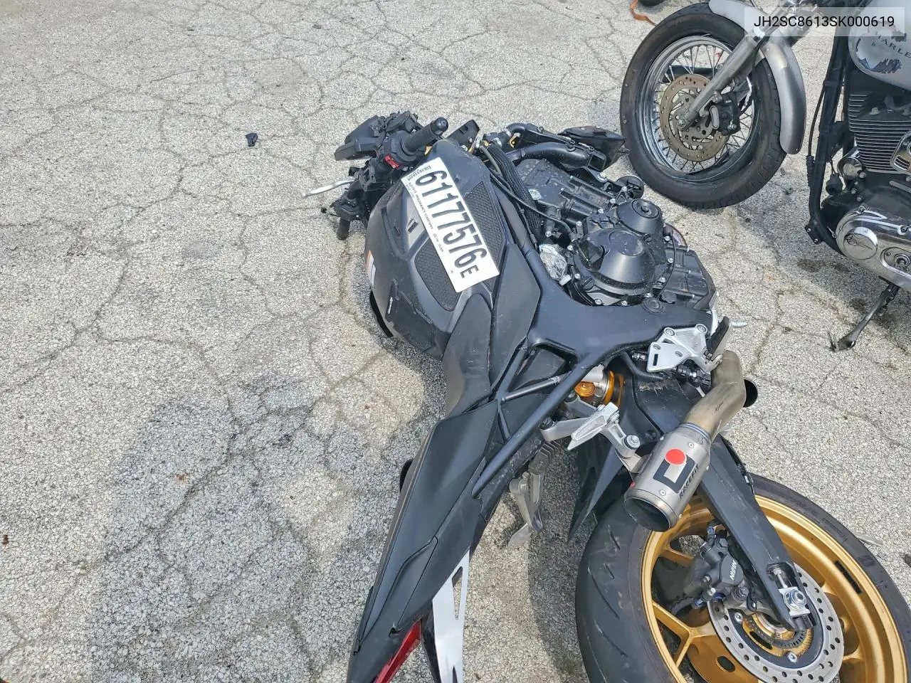 2025 Honda Cb1000 Sp VIN: JH2SC8613SK000619 Lot: 61703926