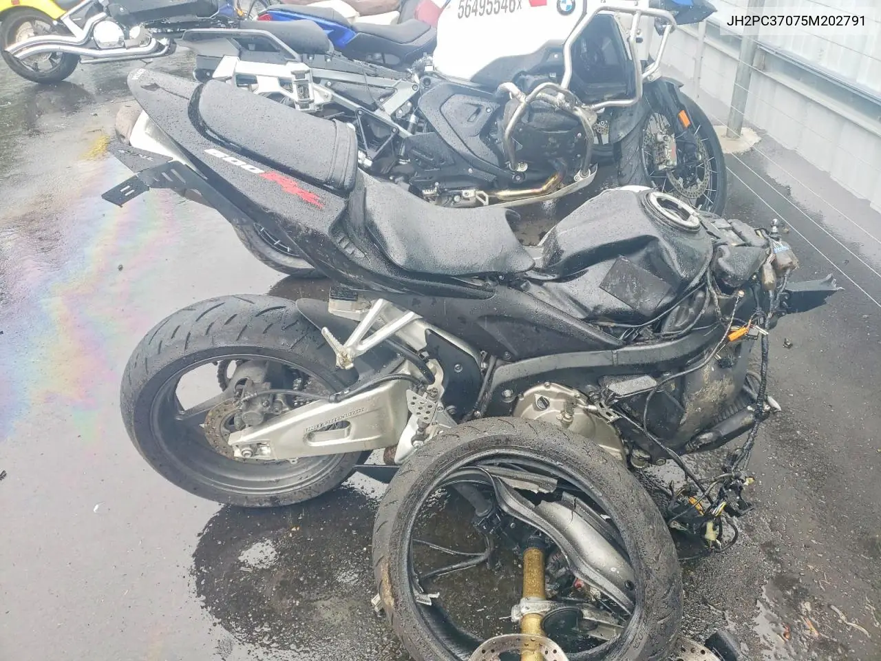 2005 Honda Cbr600 Rr VIN: JH2PC37075M202791 Lot: 56468666