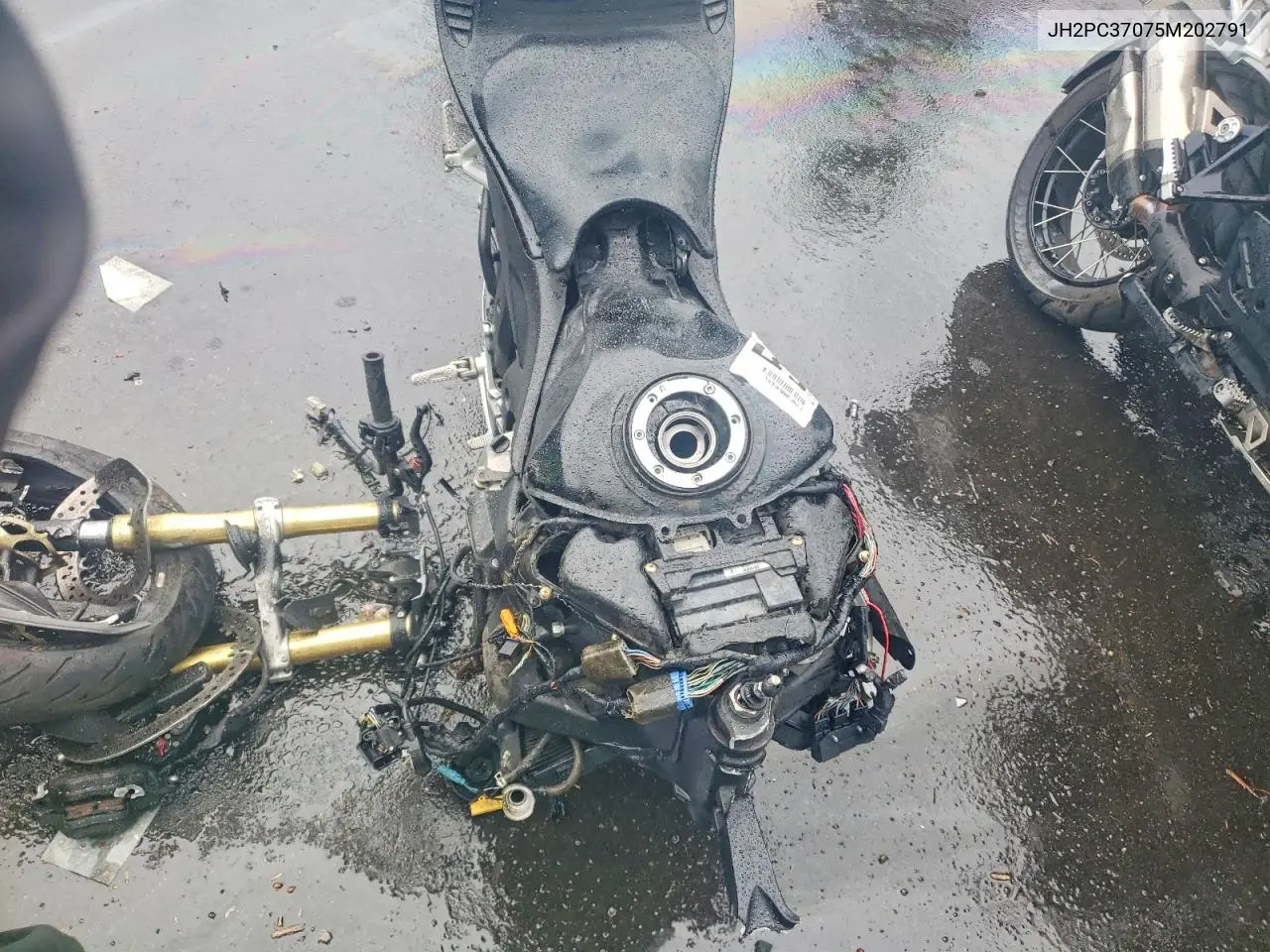 2005 Honda Cbr600 Rr VIN: JH2PC37075M202791 Lot: 56468666