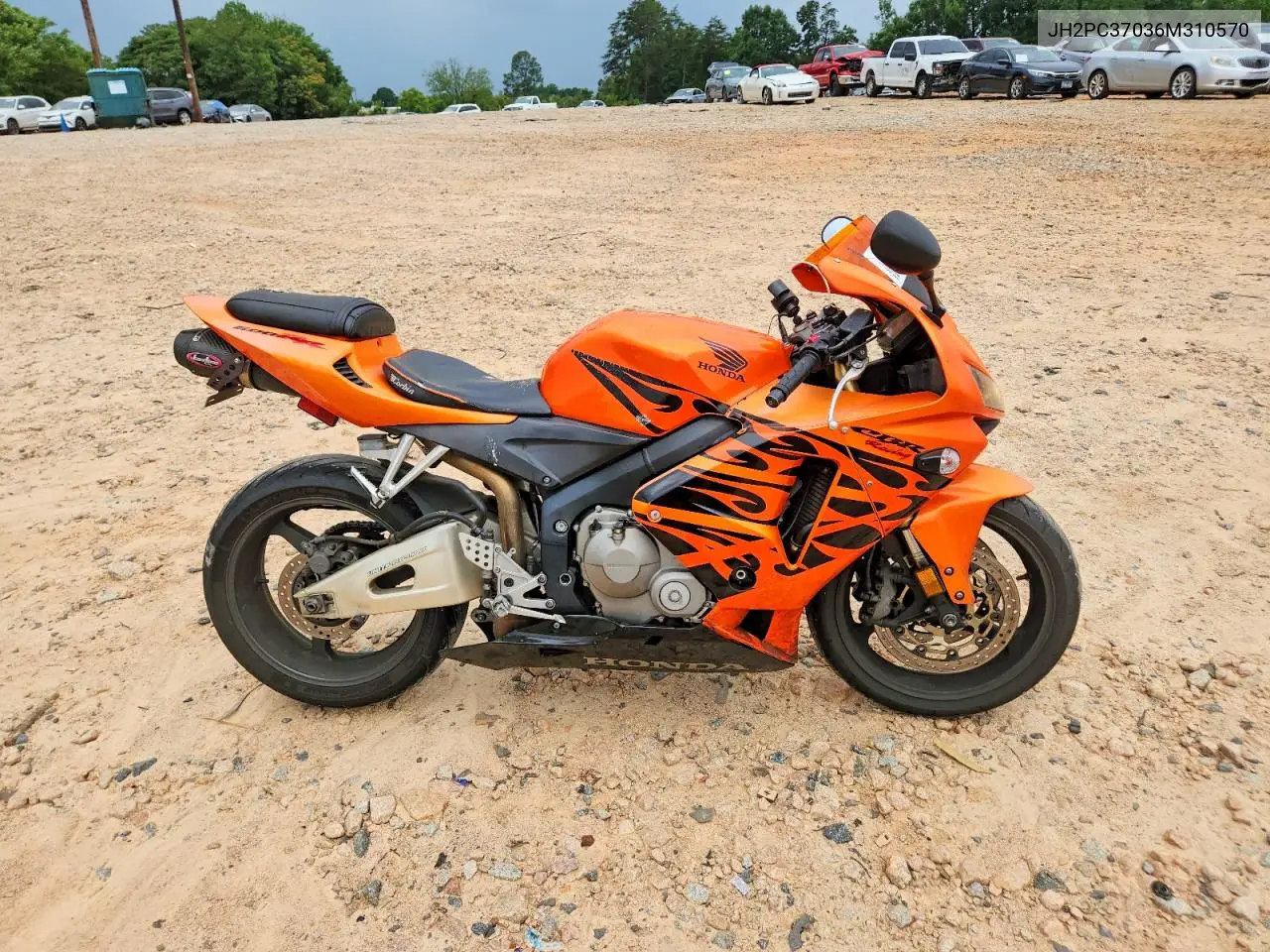 2006 Honda Cbr600 Rr VIN: JH2PC37036M310570 Lot: 55677716