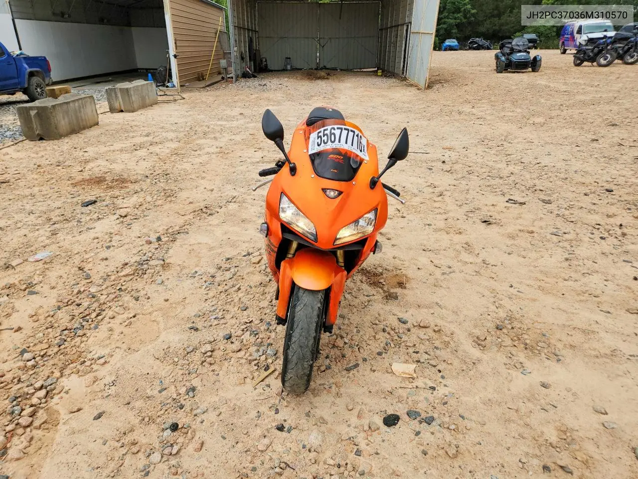 2006 Honda Cbr600 Rr VIN: JH2PC37036M310570 Lot: 55677716