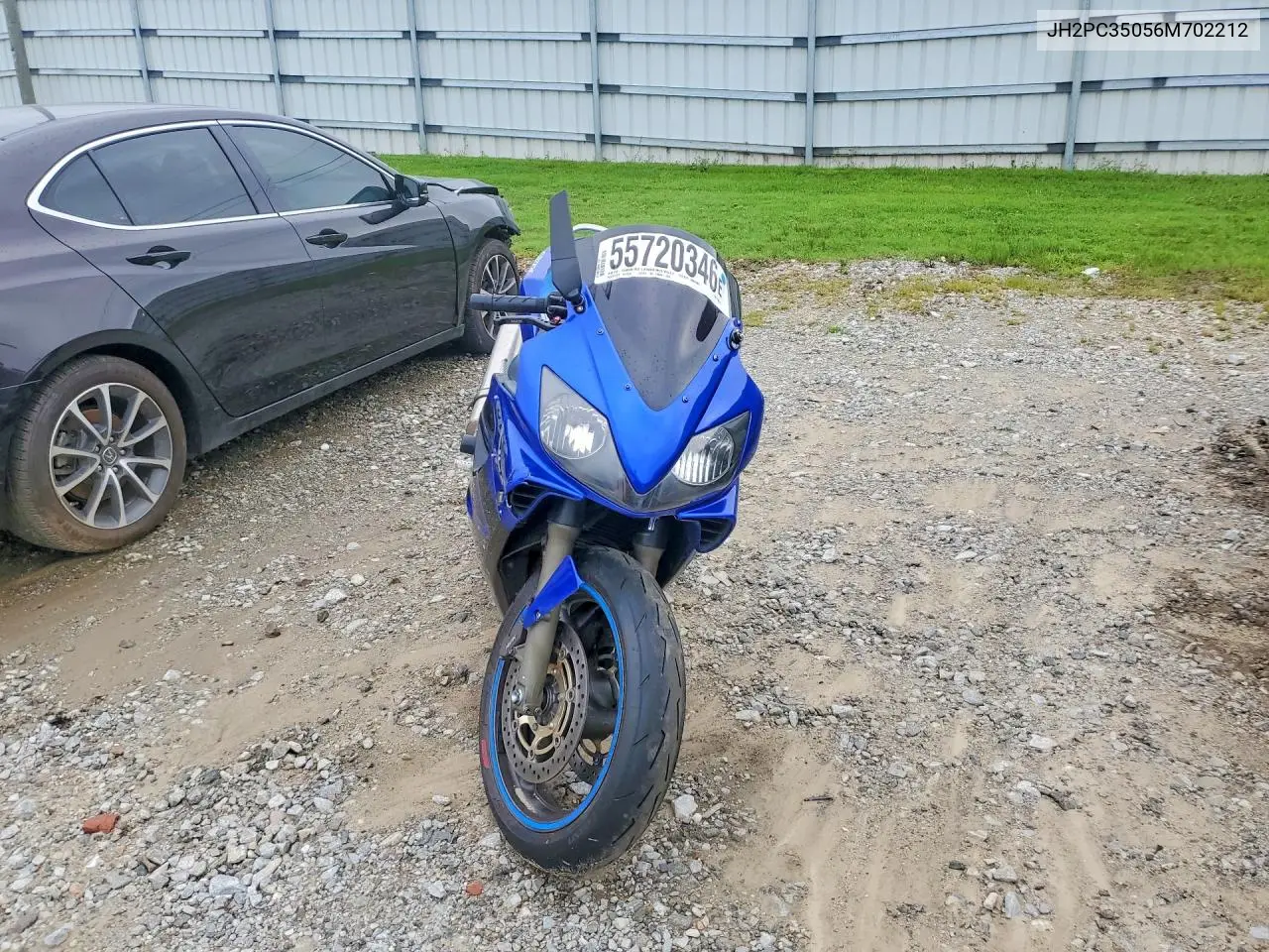 2006 Honda Cbr600 F4 VIN: JH2PC35056M702212 Lot: 55720346