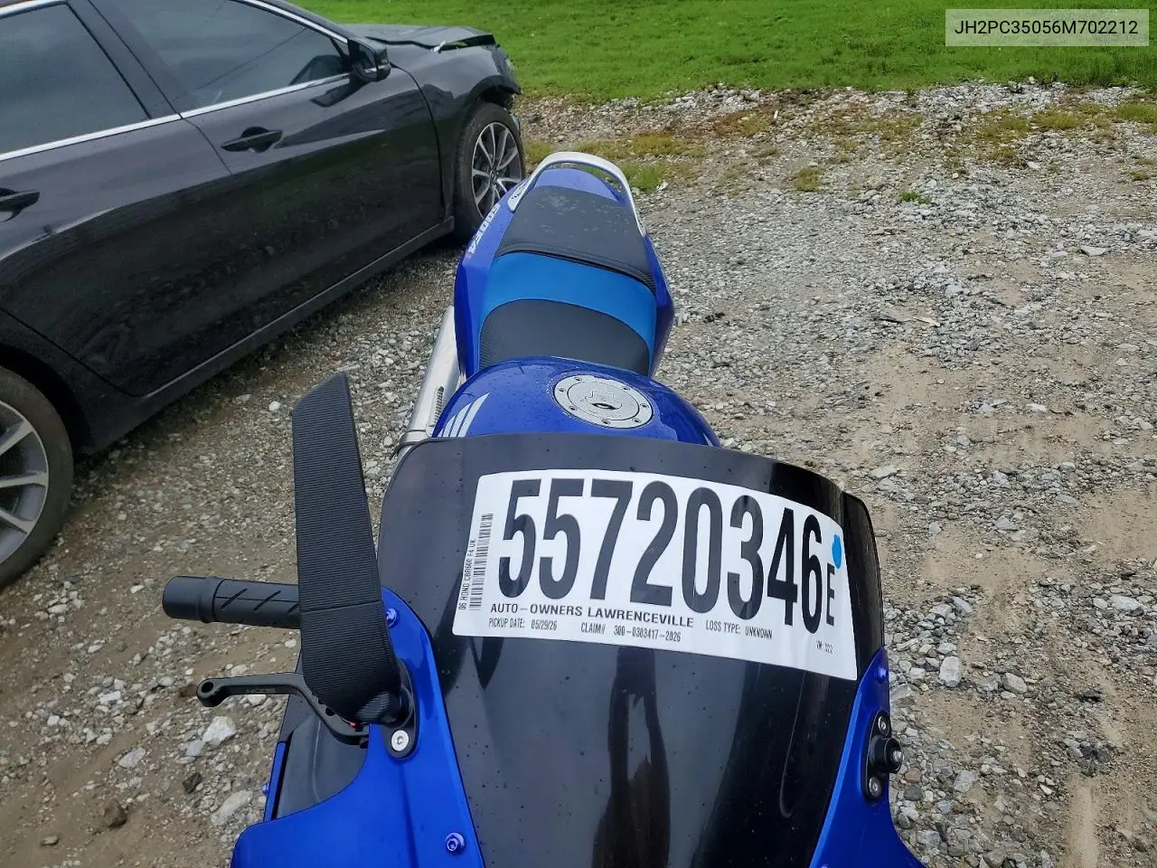 2006 Honda Cbr600 F4 VIN: JH2PC35056M702212 Lot: 55720346